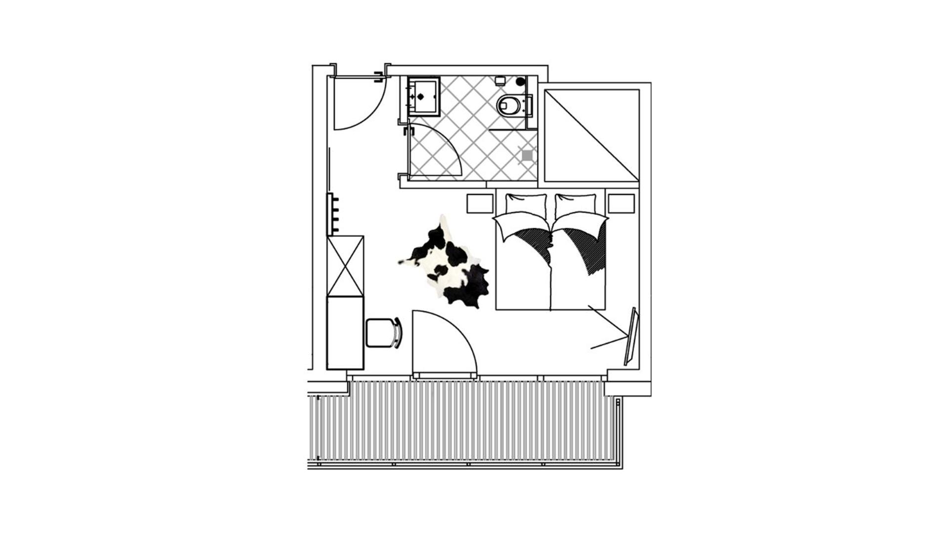 Standard Double Room with Balcony - Photo 3