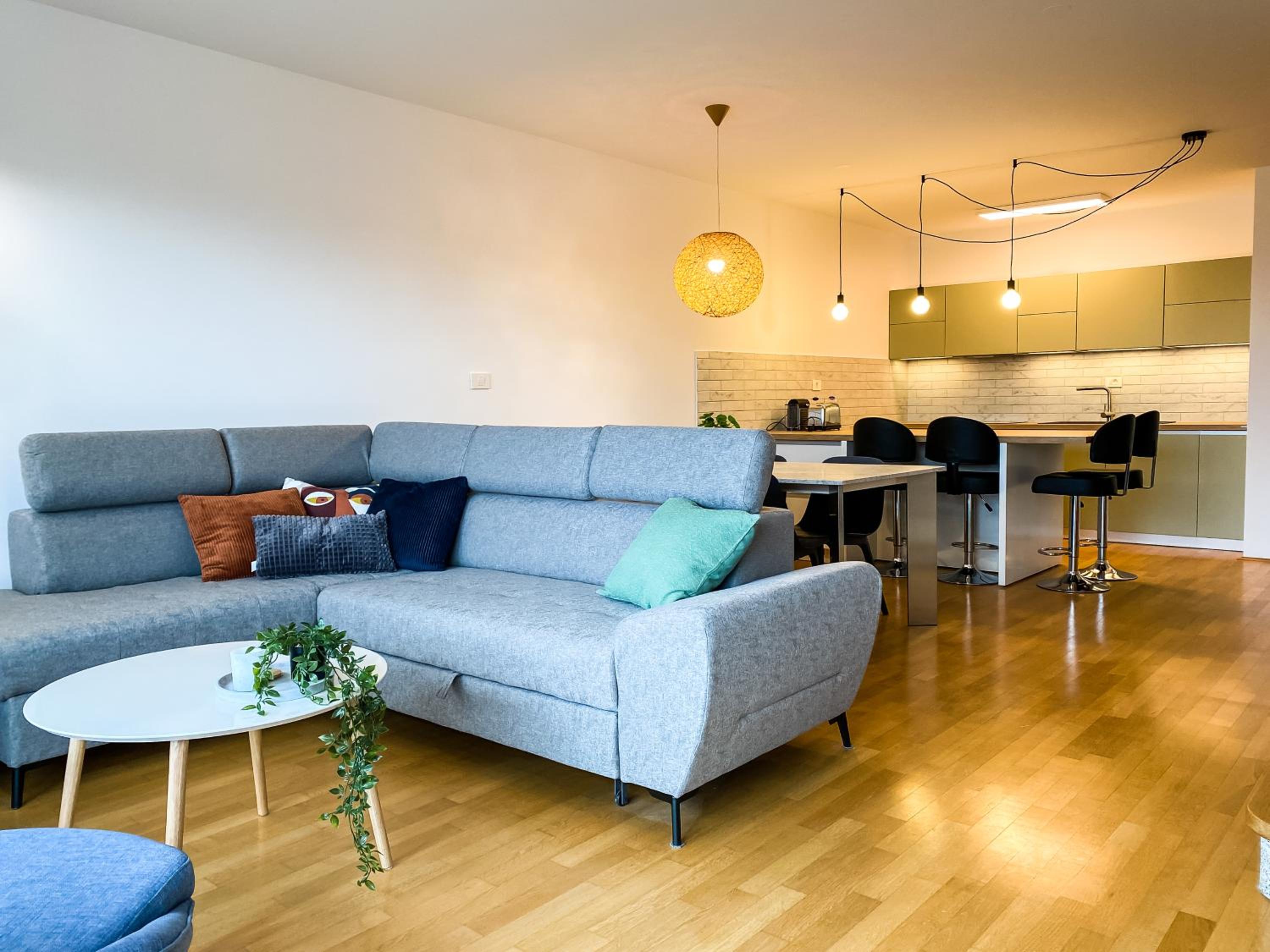 Superior Three - Bedroom Apartment with Balcony and Lake View photo 1
