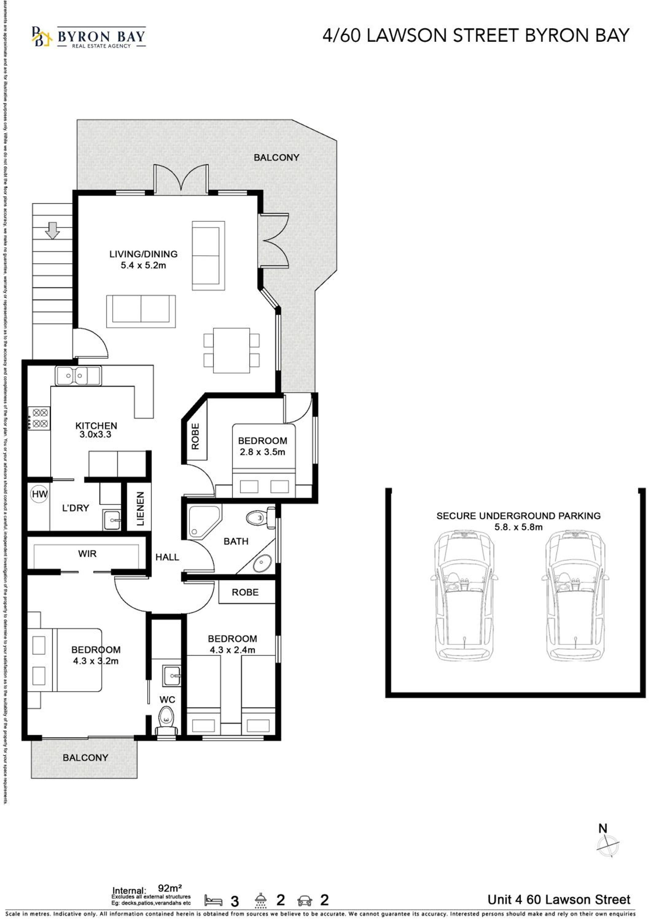 Three-Bedroom Apartment photo 2