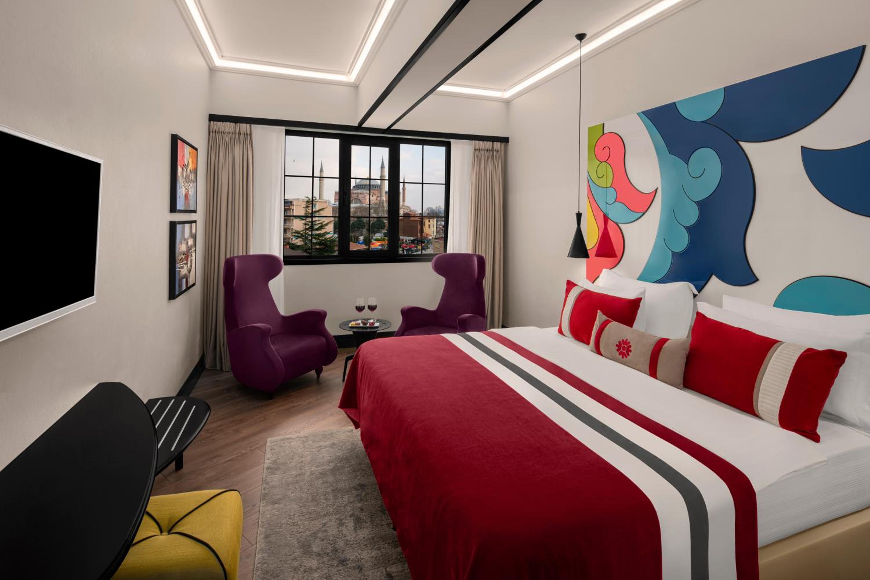 Superior Double or Twin Room with Hagia Sophia View