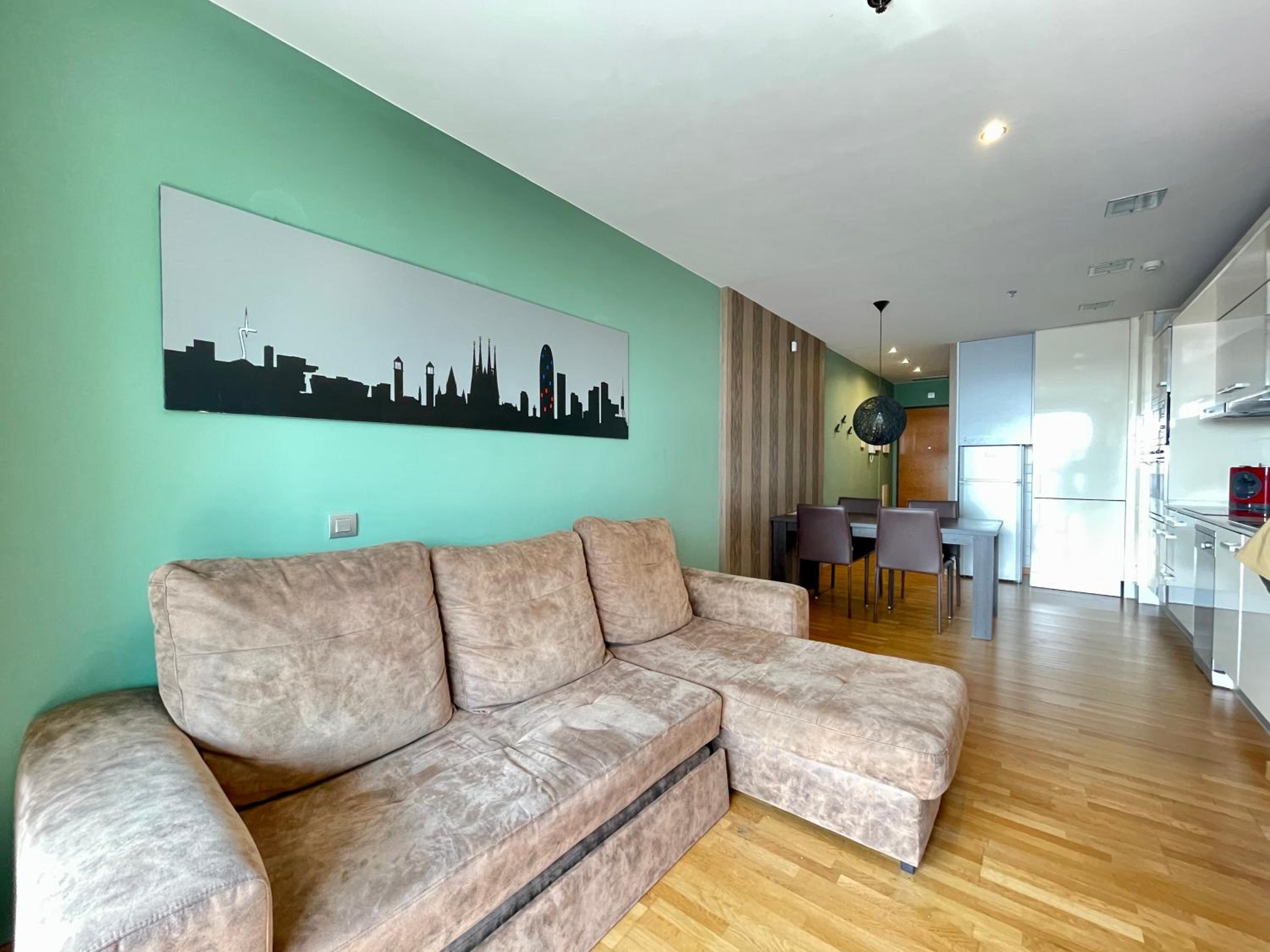 Apartamento de una habitación con terraza