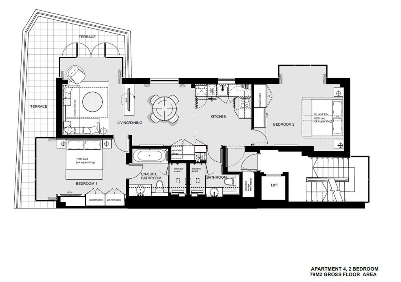 Two Bedroom Deluxe Apartment photo 1
