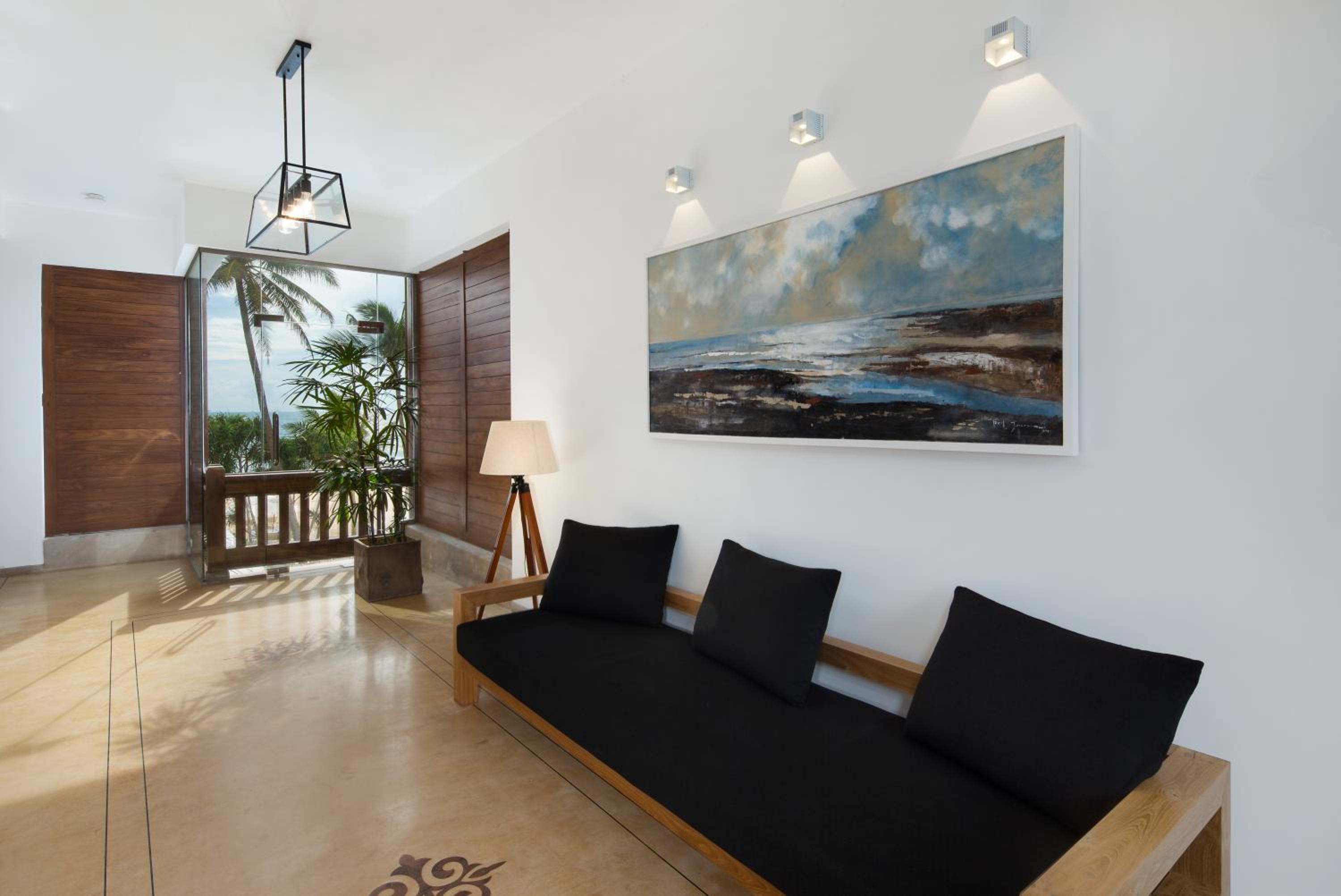 Quarto Duplo de Luxo com Vista Lateral para o Mar