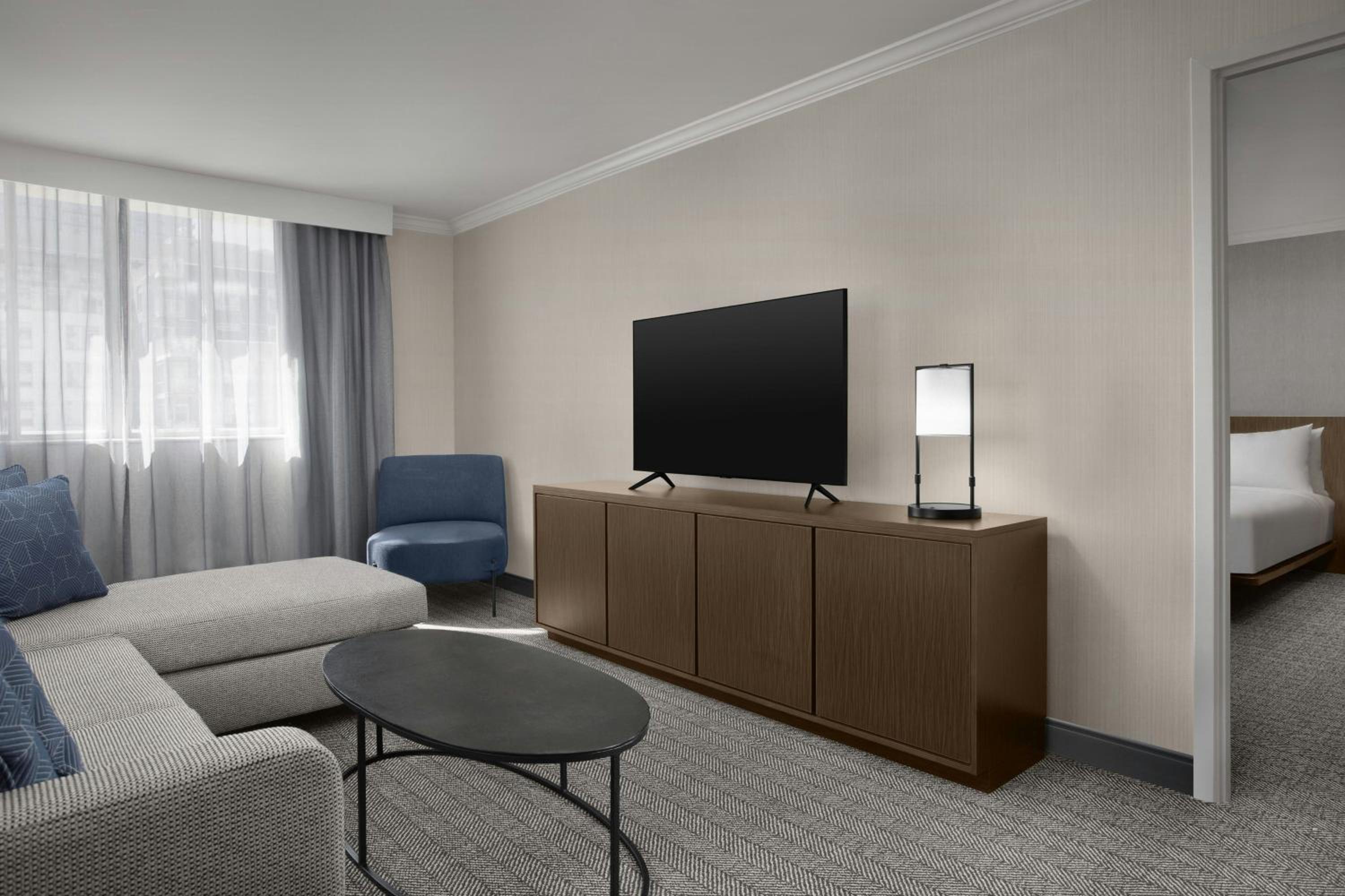 One-Bedroom King Suite with Sunrise View and Sofa Bed