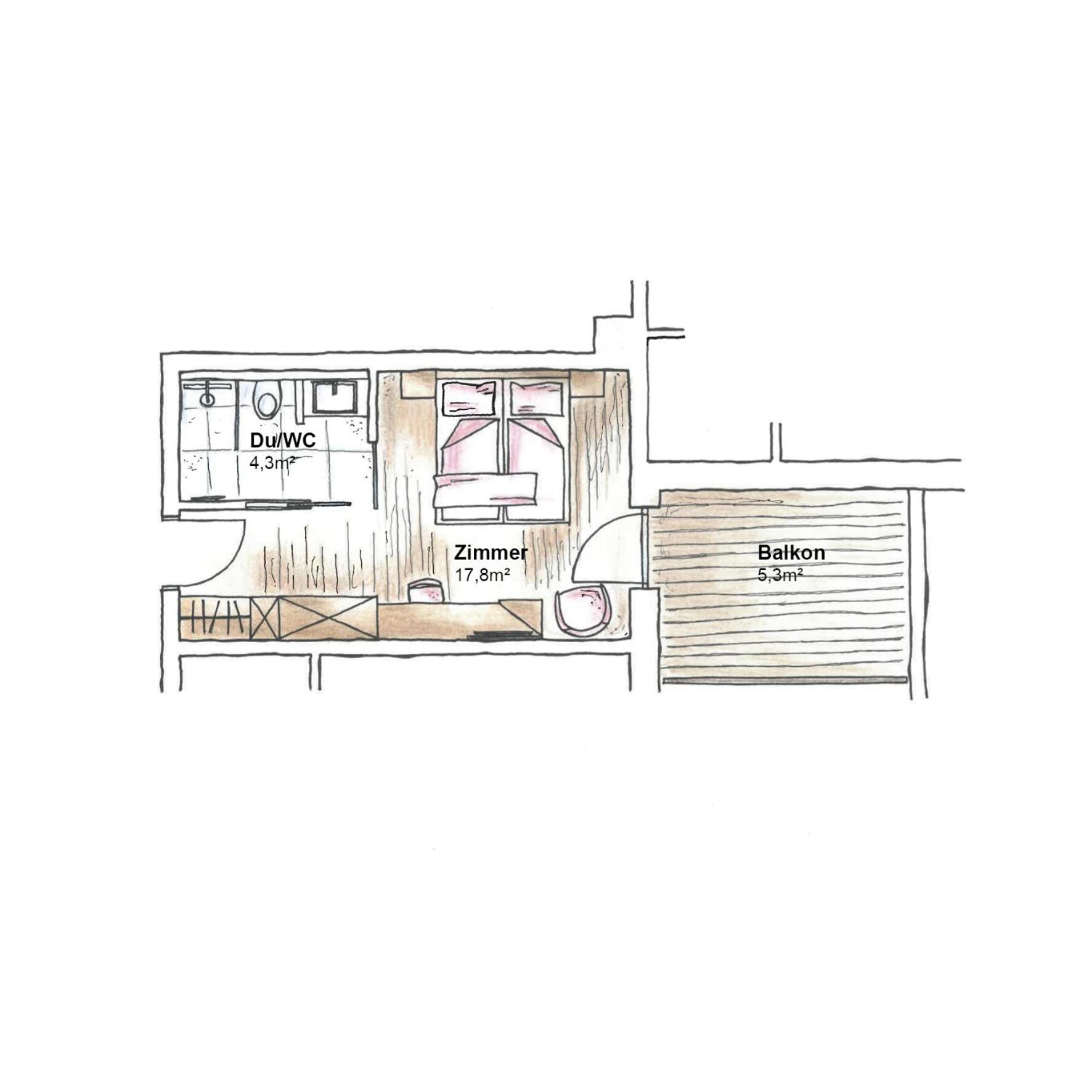 Comfort Double Room with Mountain View