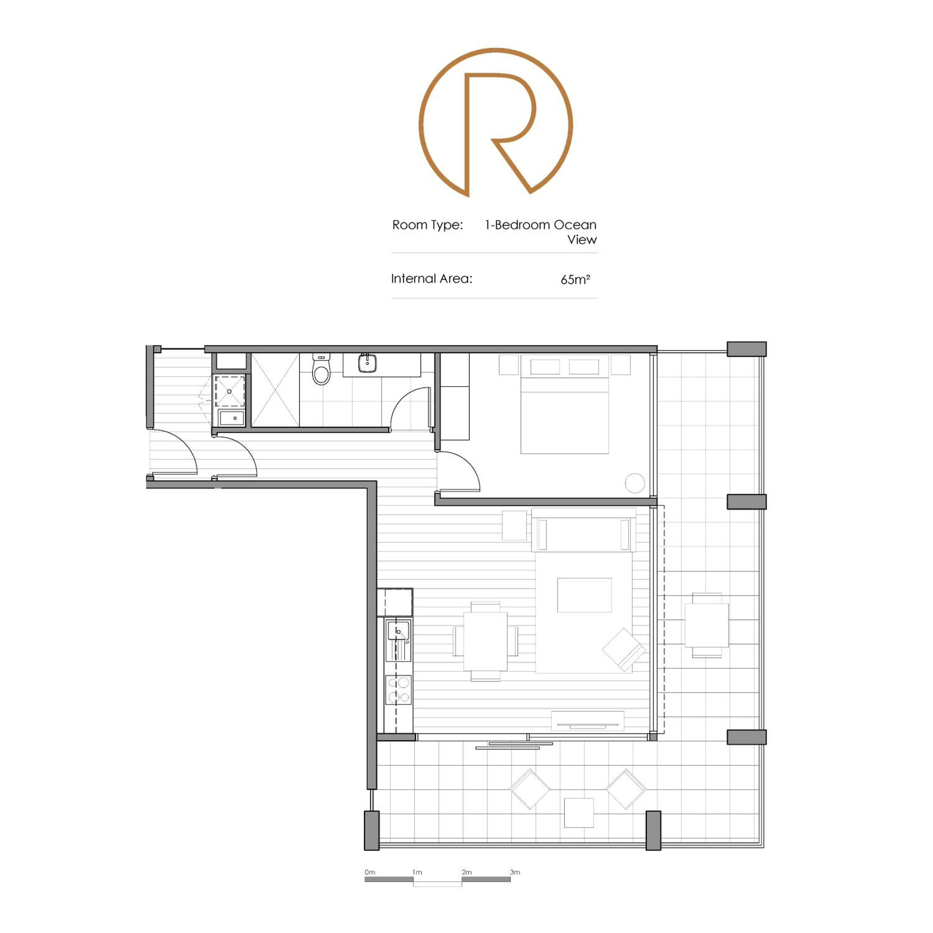 One-Bedroom Apartment with Ocean View - Photo 15