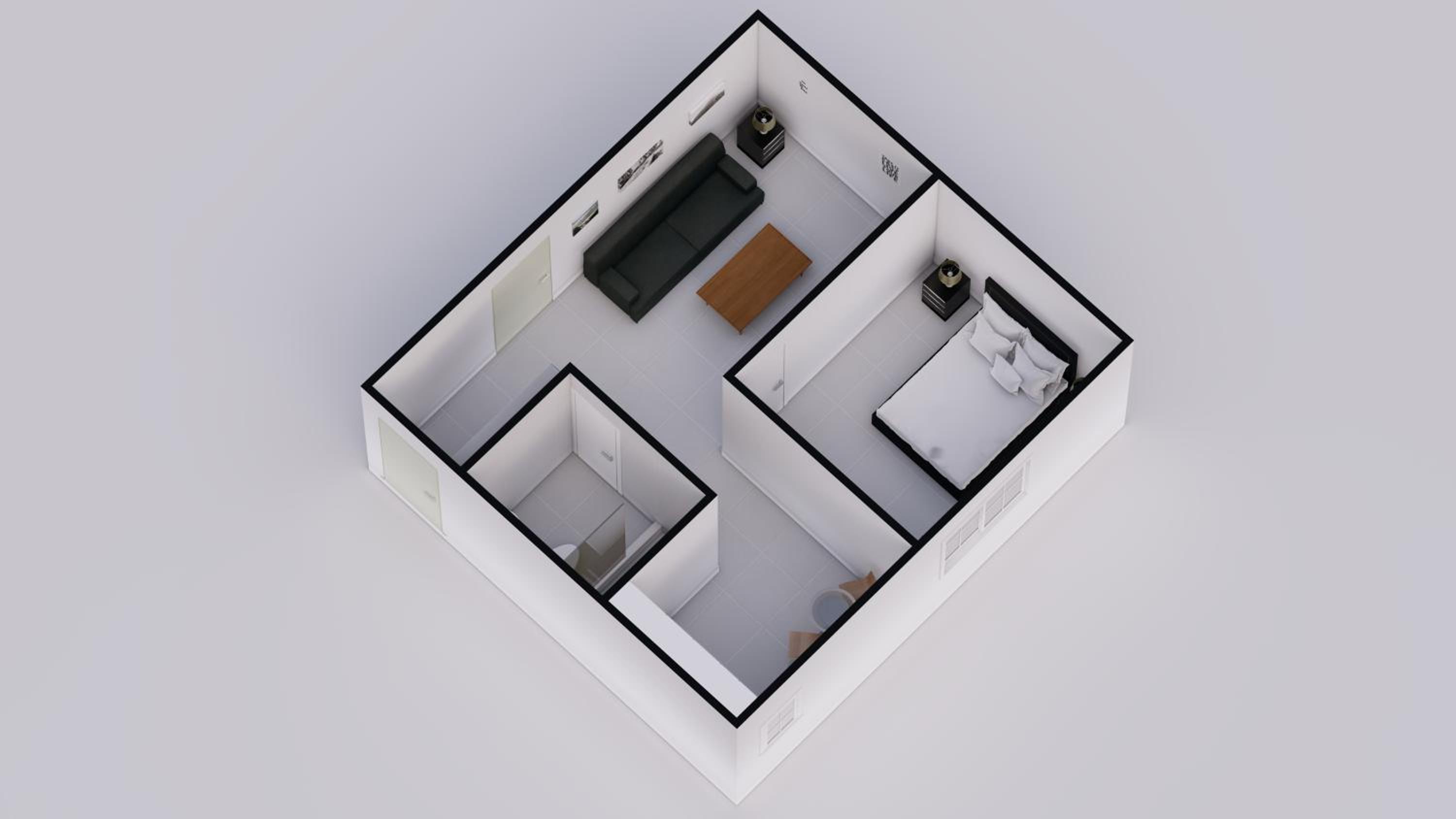 Deluxe One Bedroom Suite with Kitchen