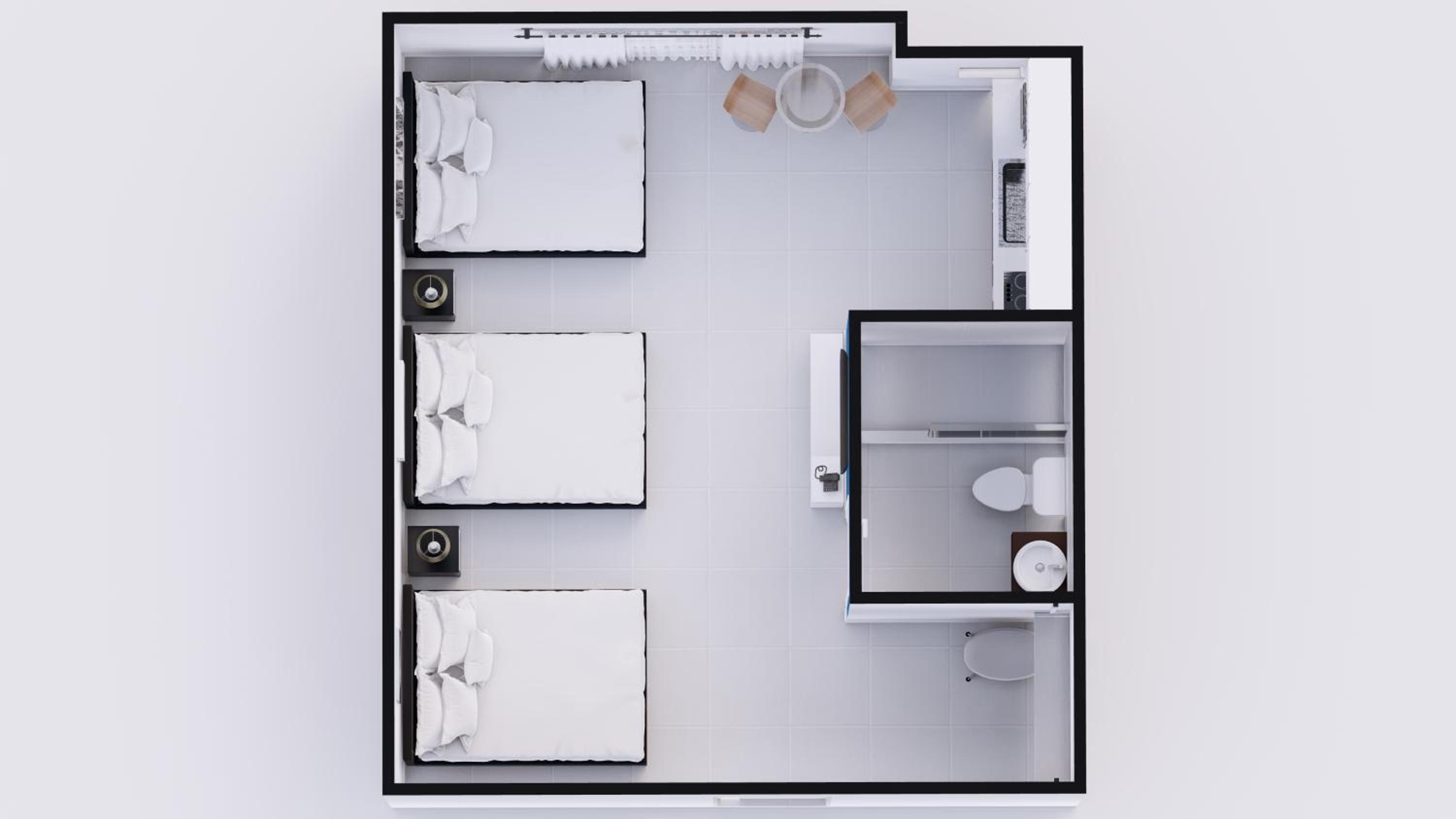 Deluxe Triple Studio with Kitchen thumbnail 6