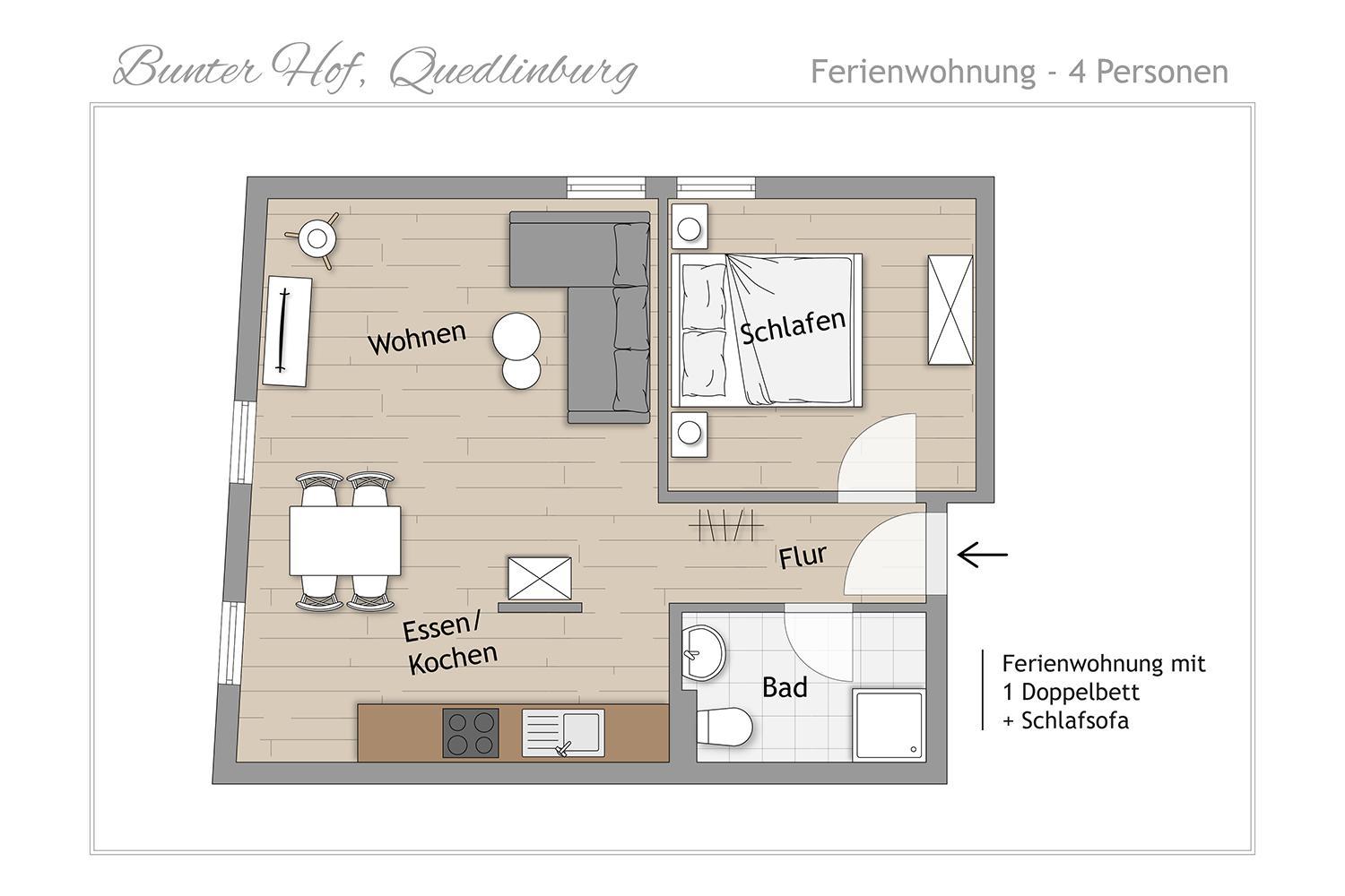 One-Bedroom Apartment photo 3