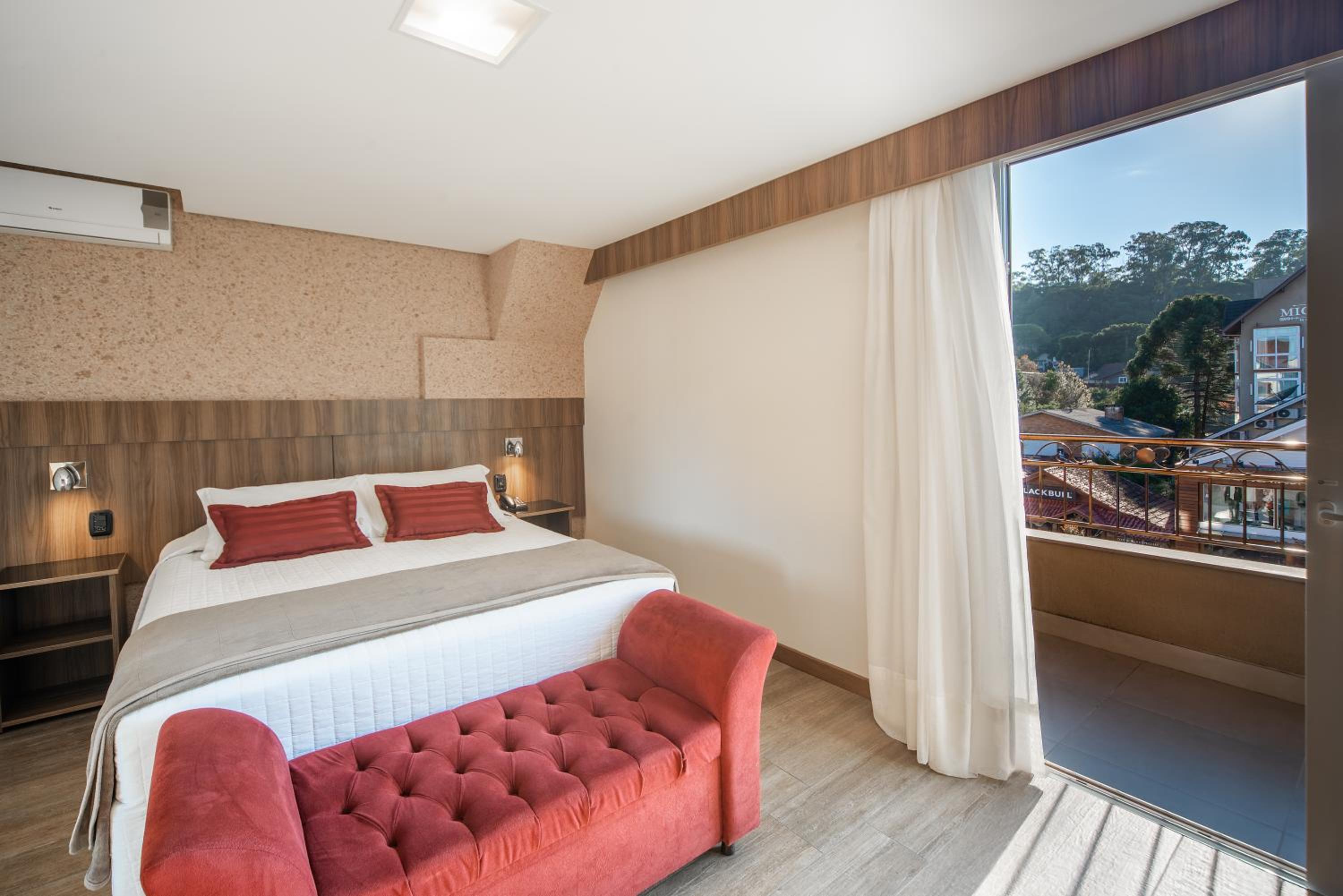 Quarto com vista para a cidade