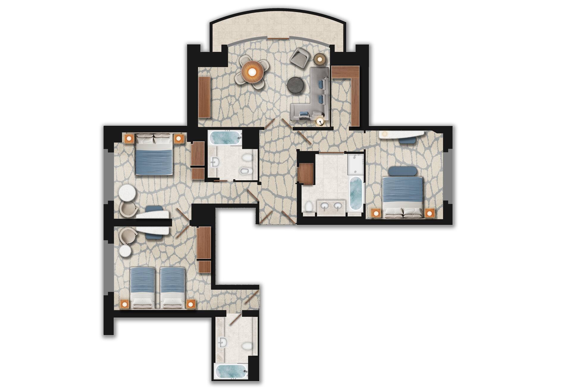 3 Bedroom Suite Hyde Park and Park Lane Views thumbnail 5