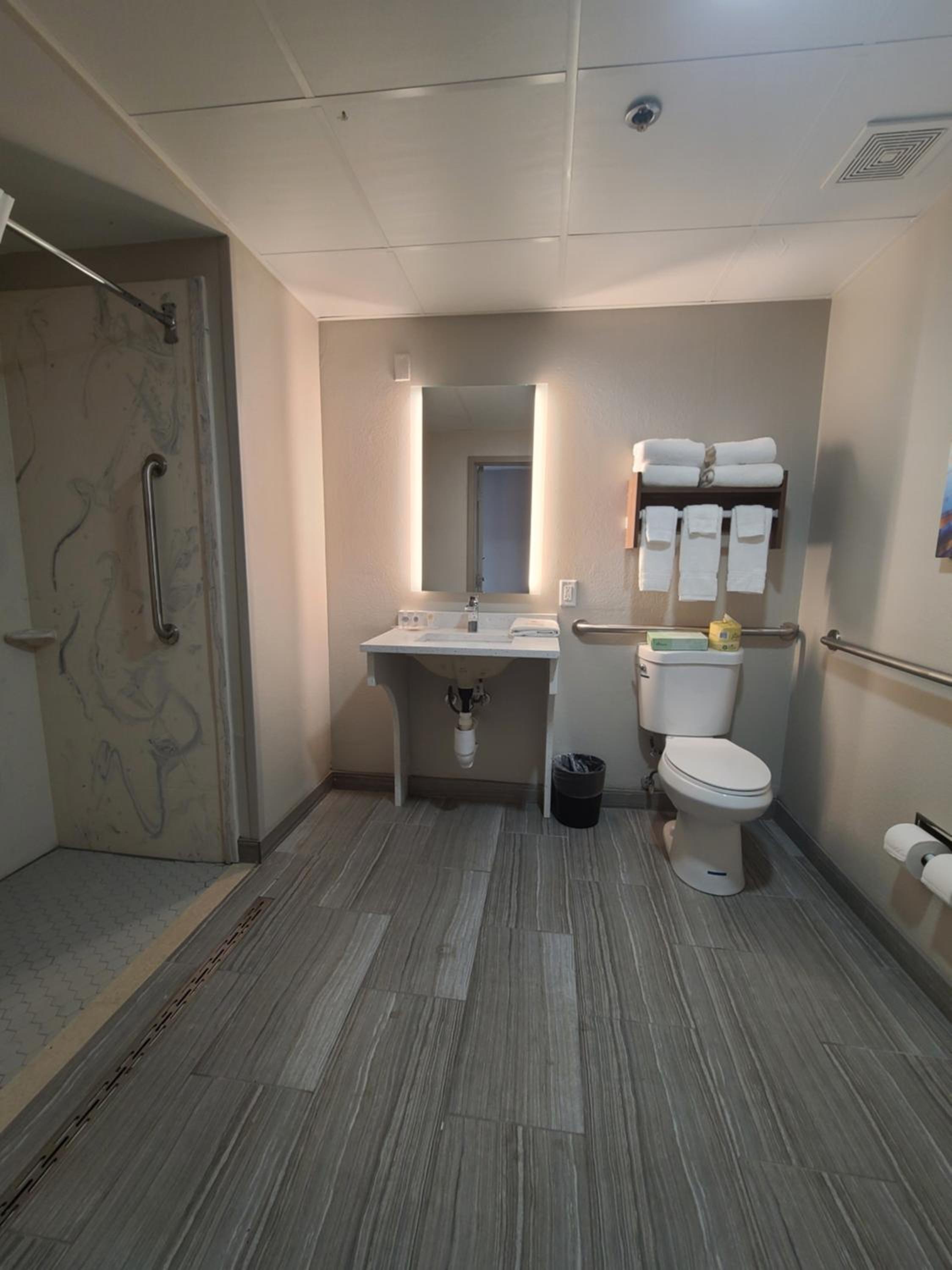 Queen Room with Two Queen Beds and Roll-In Shower - Accessible/Non Smoking - Photo 3