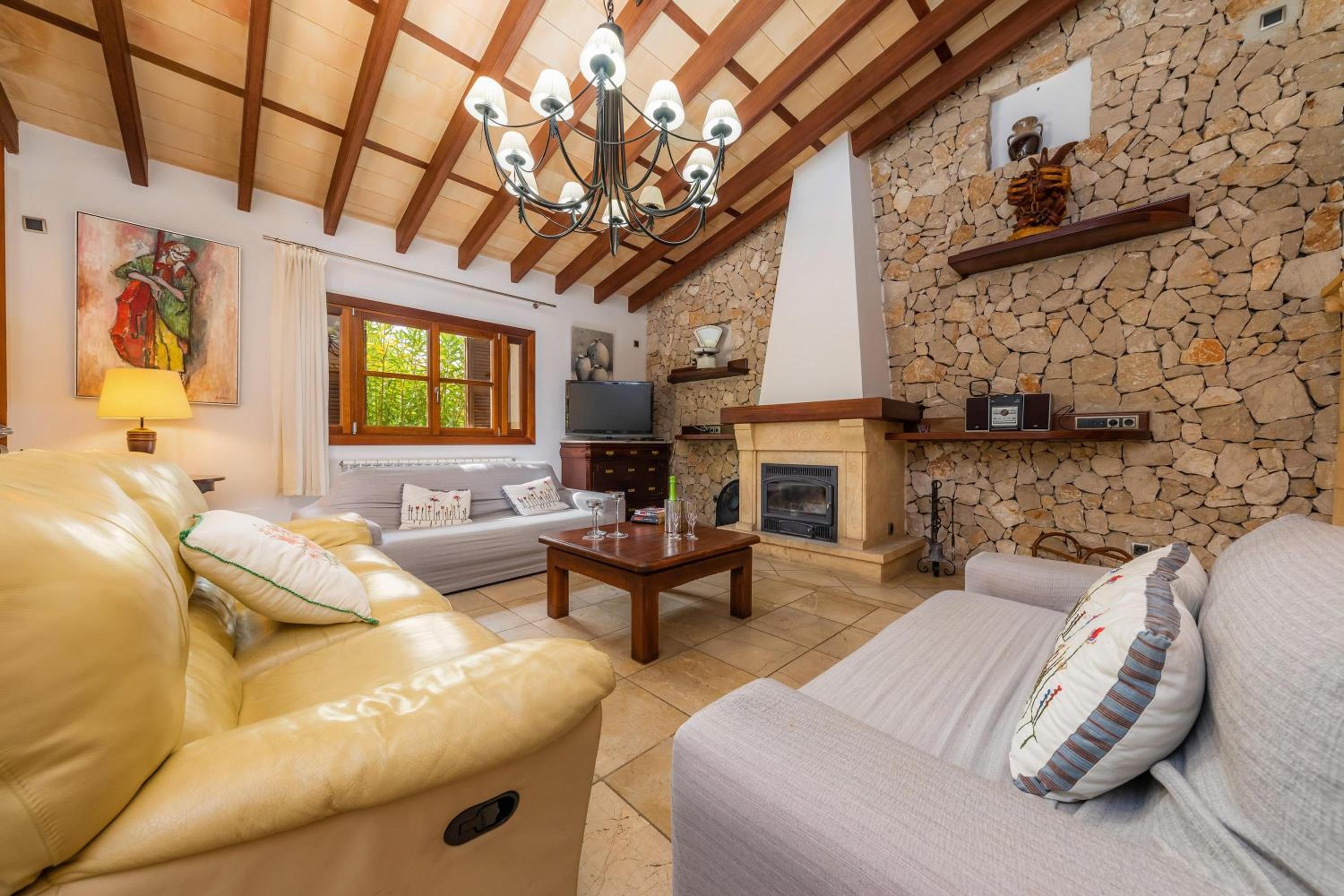 Villa con vistas al jardín