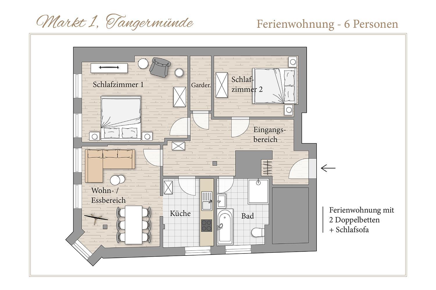 Two-Bedroom Apartment photo 3