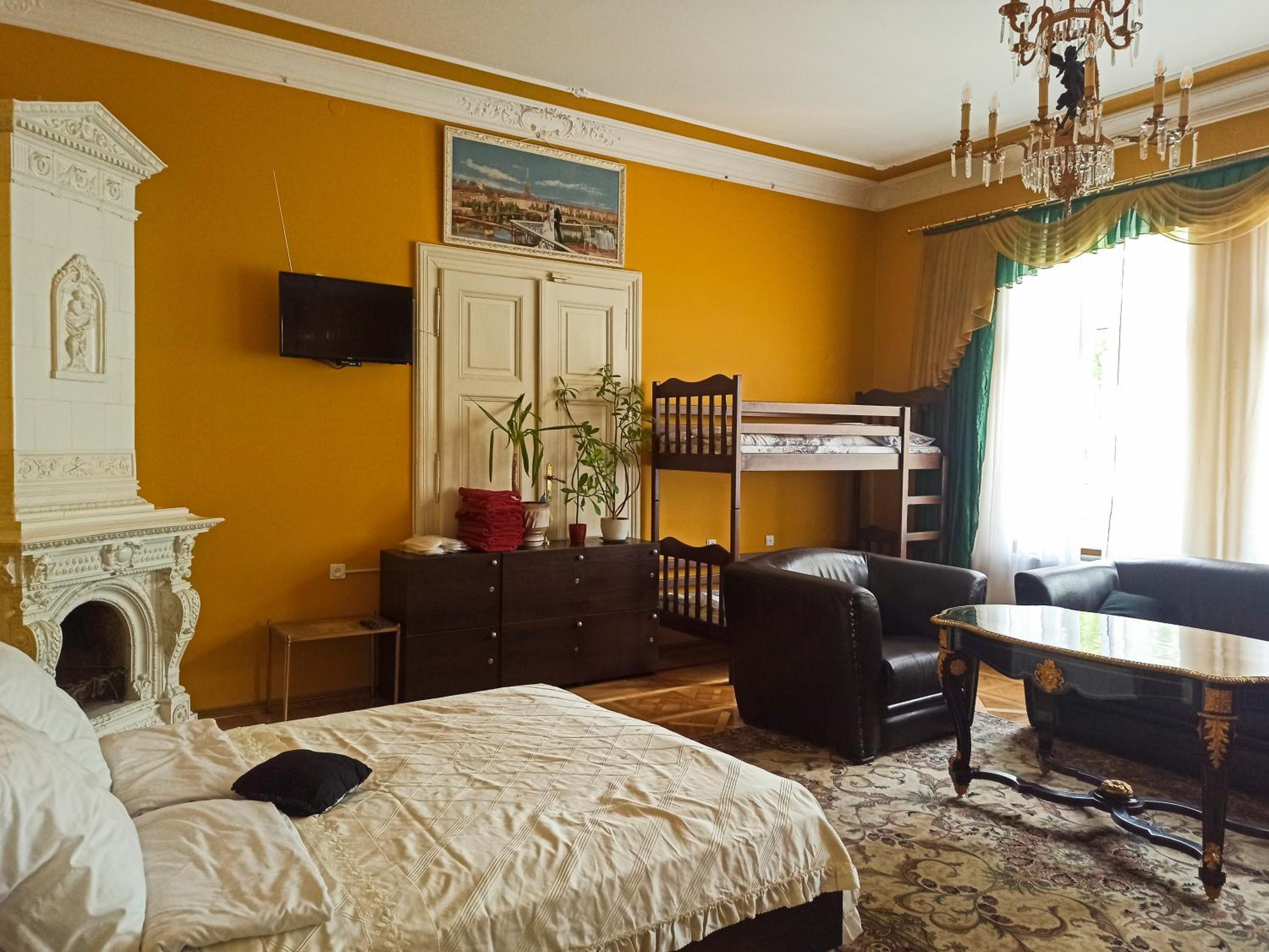 Family Room with Shared Bathroom
