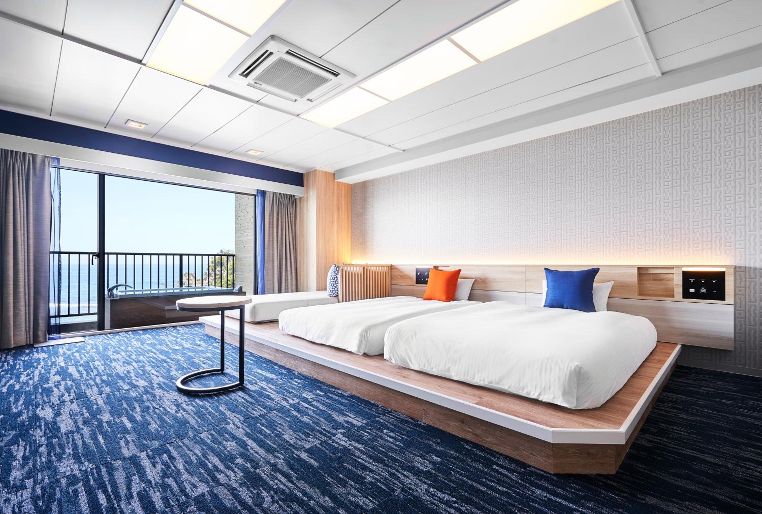 Deluxe Quadruple Room with Ocean view and Open Air-bath
