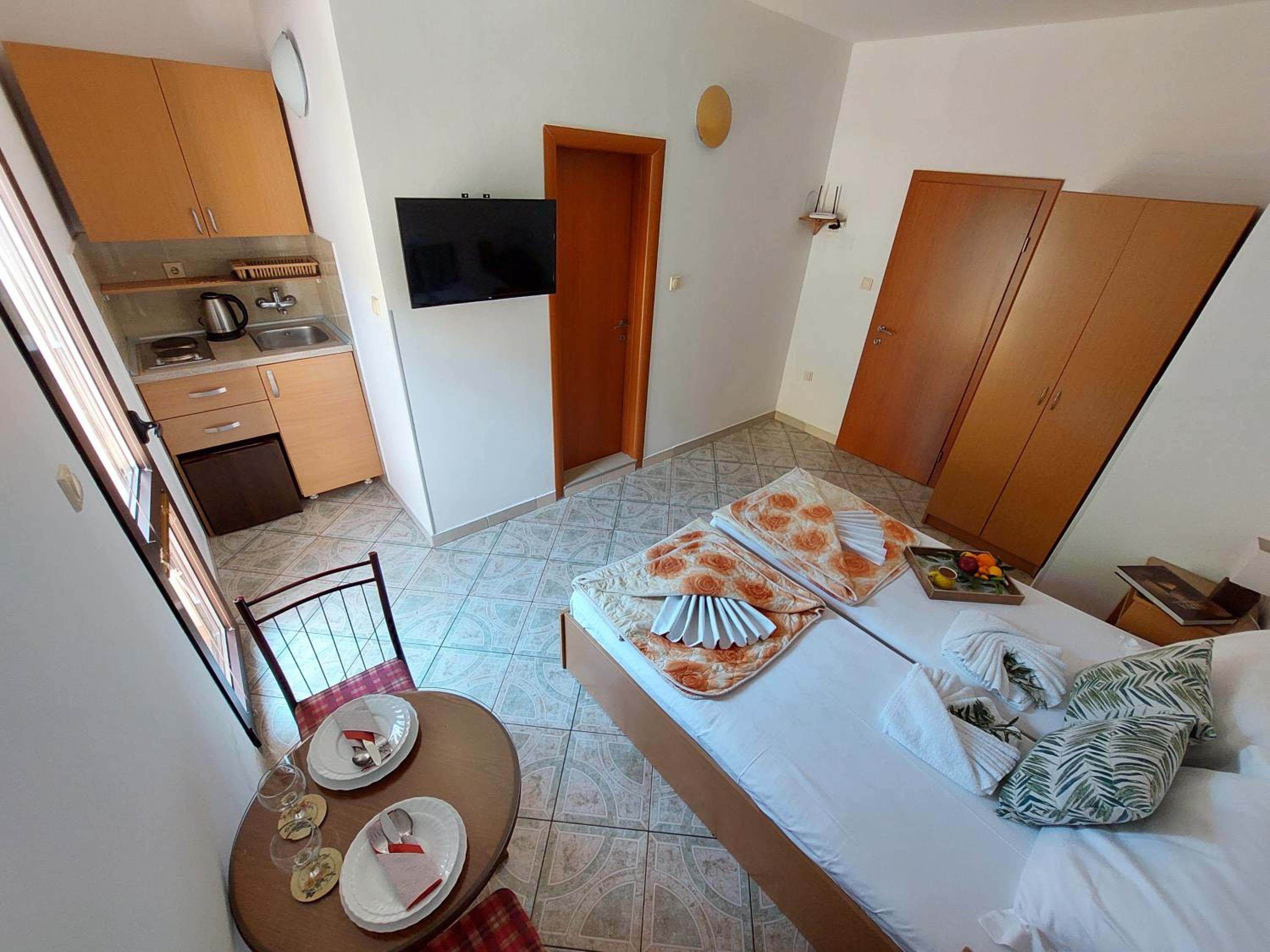Double or Twin Studio with Balcony and Mountain View - Photo 8