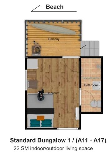 Standard Bungalow 1 with Air-conditioning photo 2