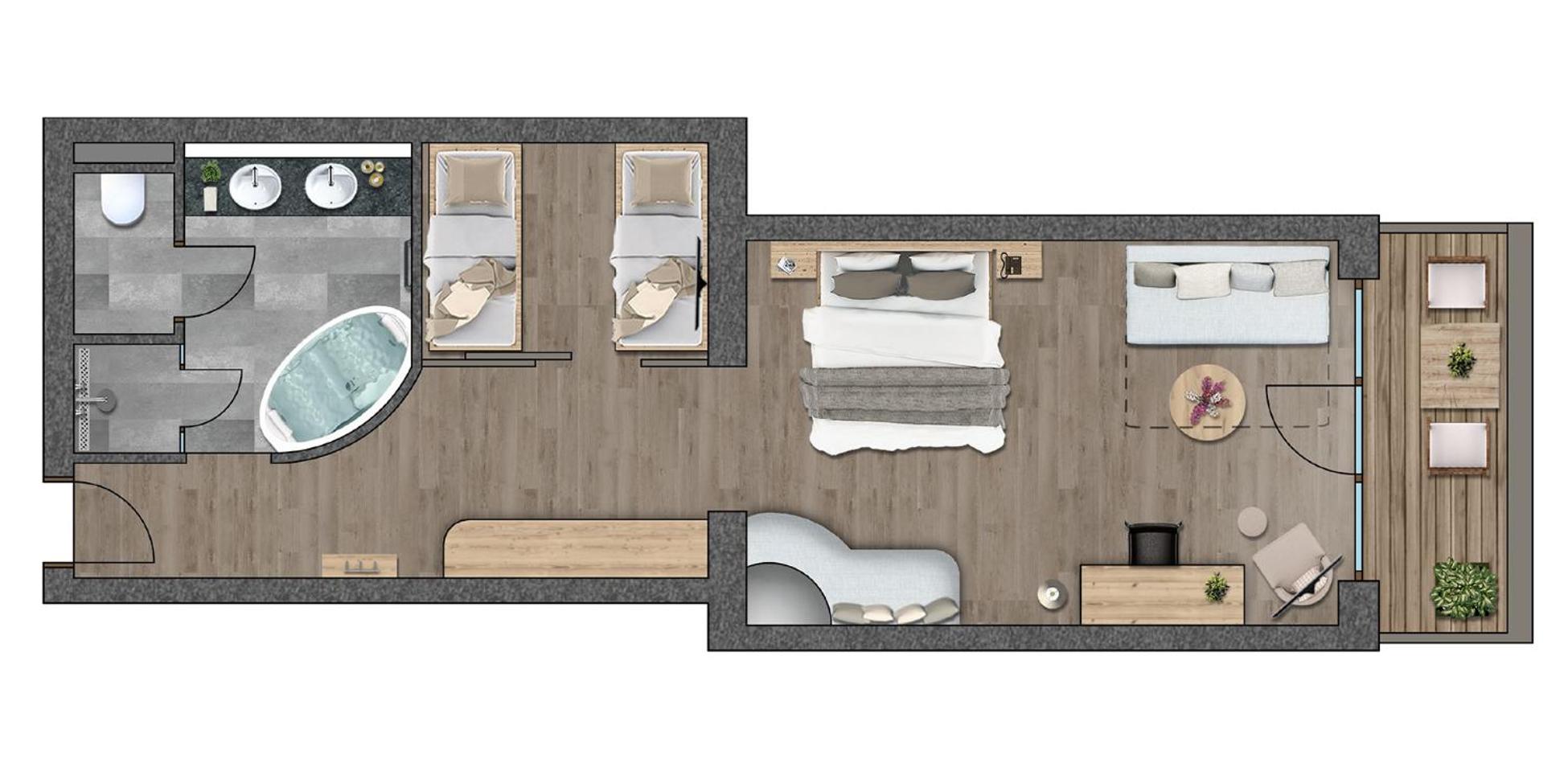 Deluxe Family Suite photo 3