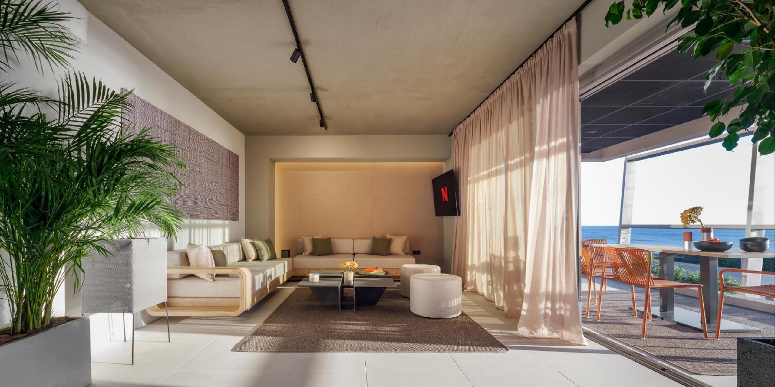 Three-Bedroom Apartment with Sea View