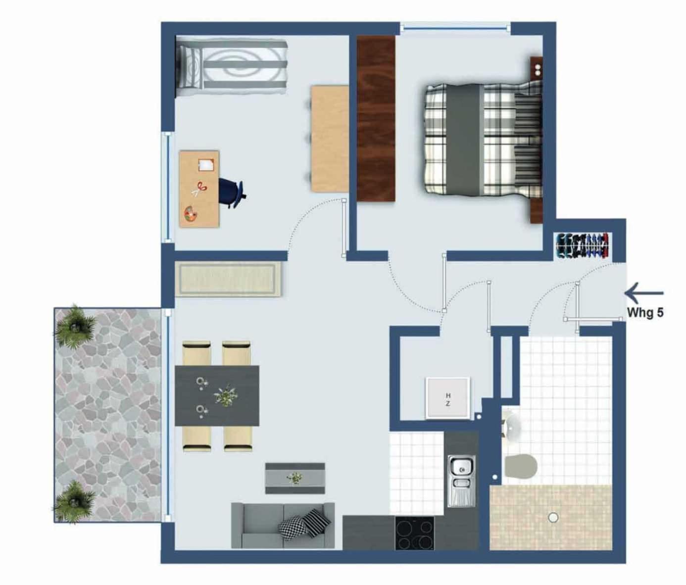 Apartment with Terrace