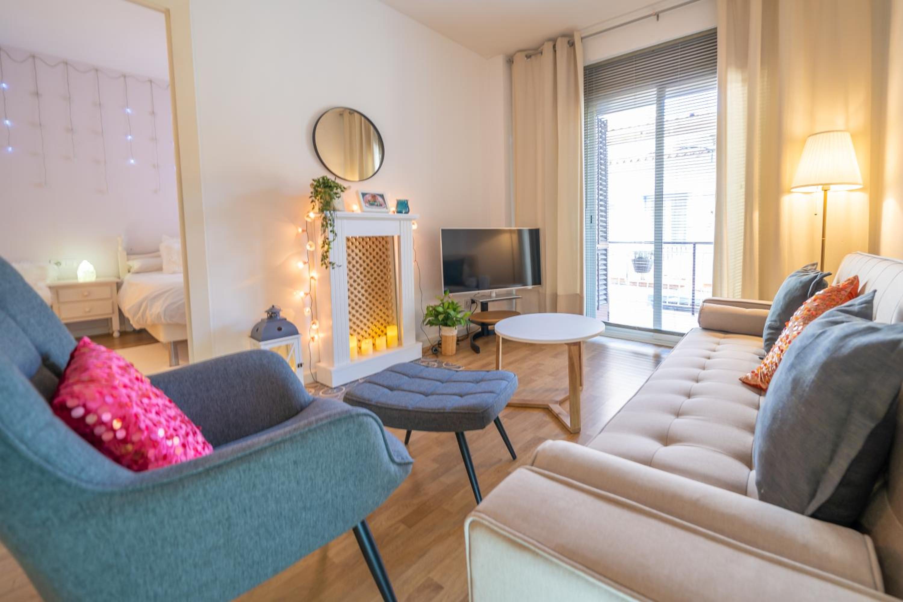 Apartamento con Balcón