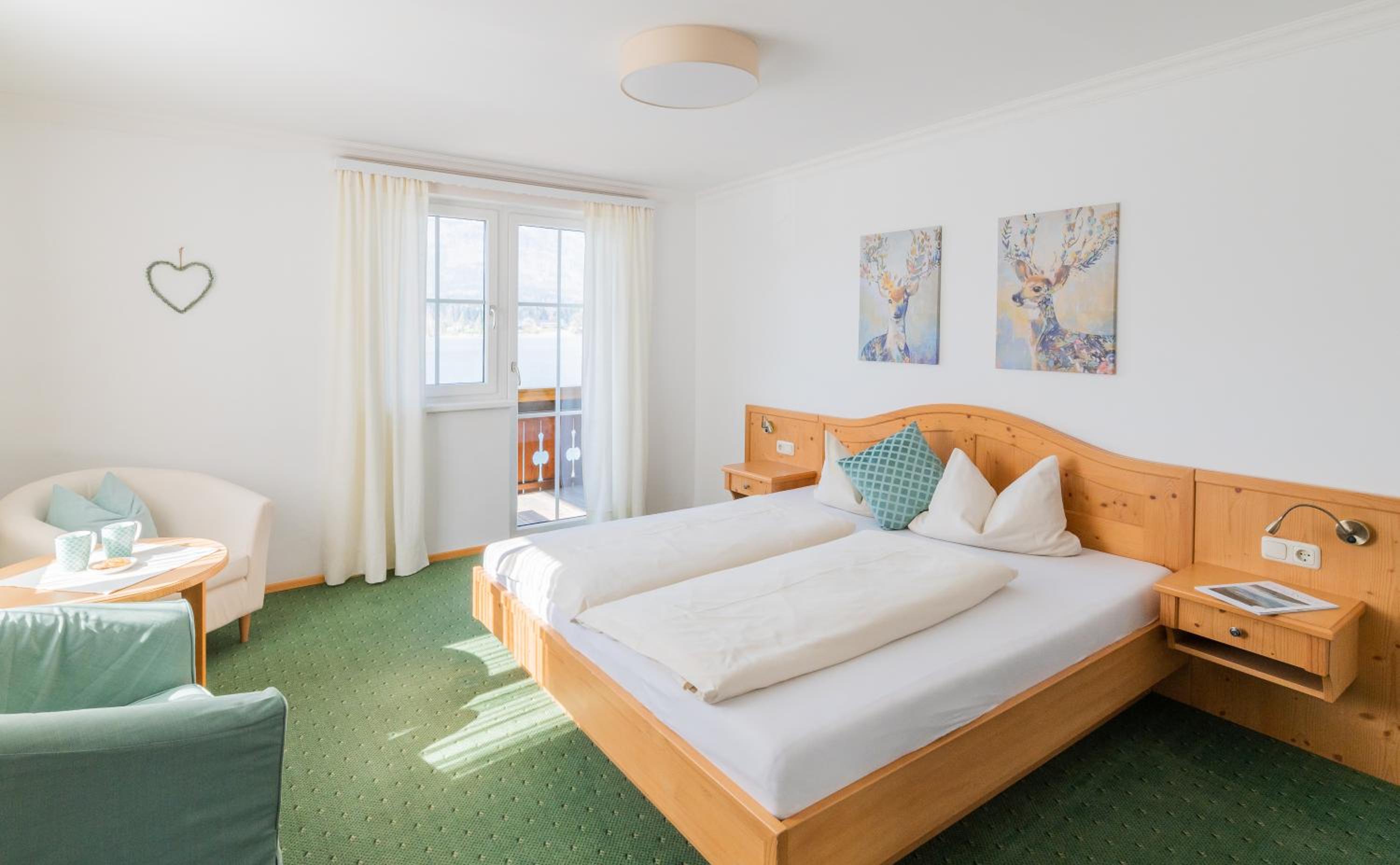 Double Room with Balcony and Lake View