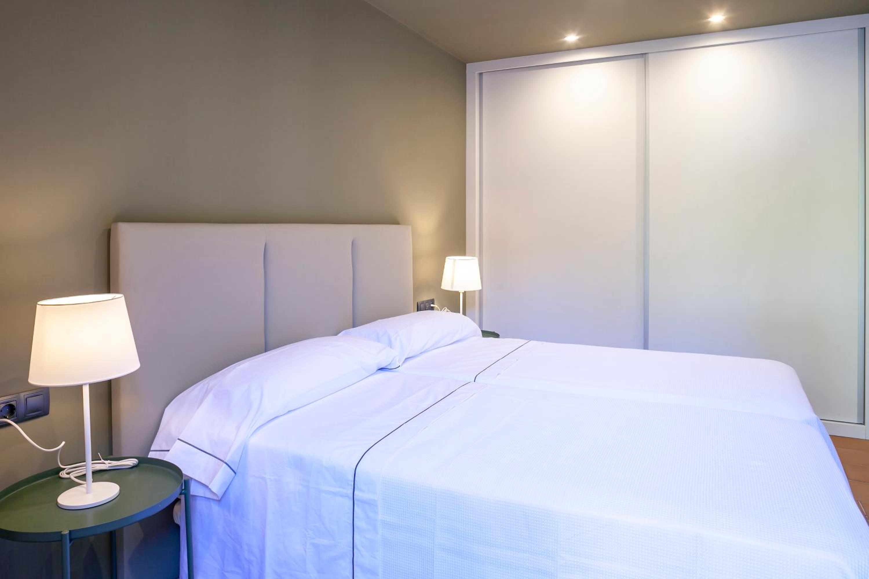 Apartamento con vista al jardín