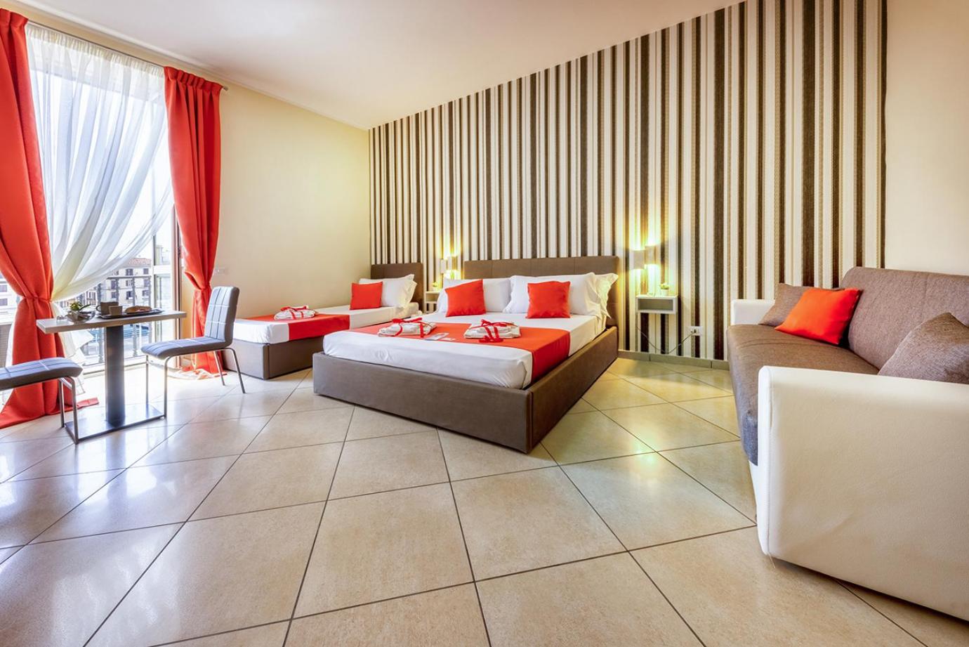 Quadruple Room with Balcony