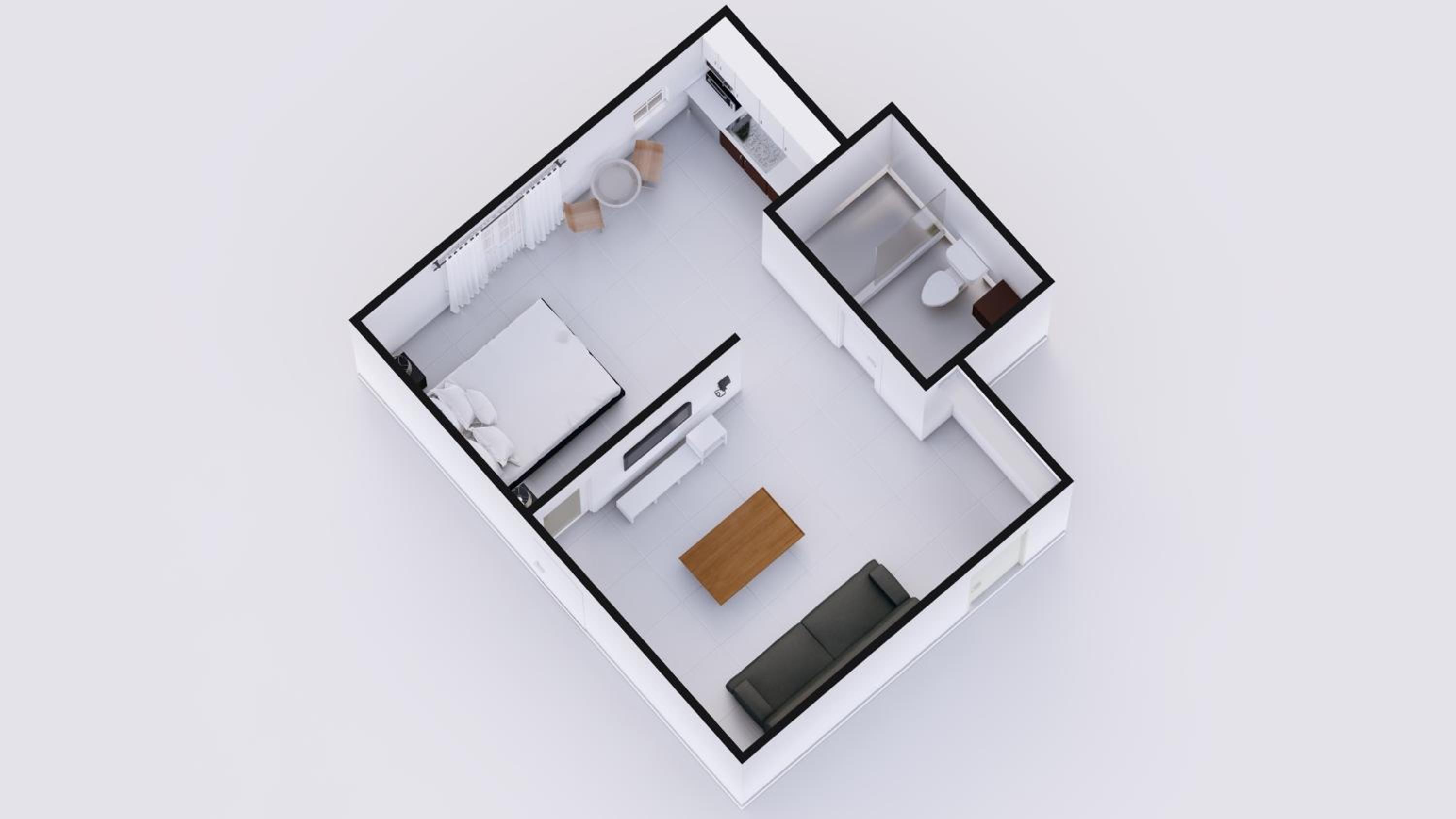 Superior One-Bedroom Suite with Kitchen
