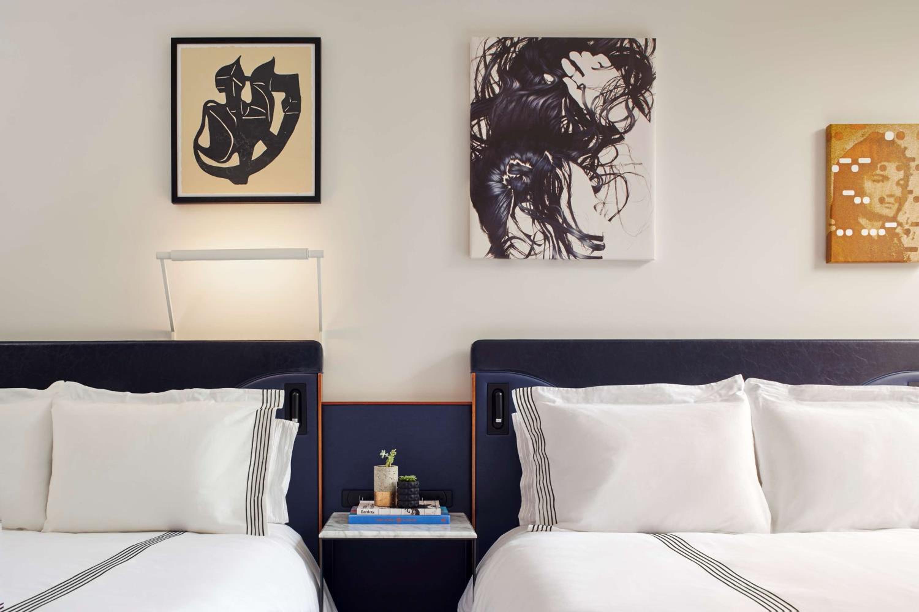 Queen Room with Two Queen Beds, Water View and Roll-in Shower - Disability Access photo 1