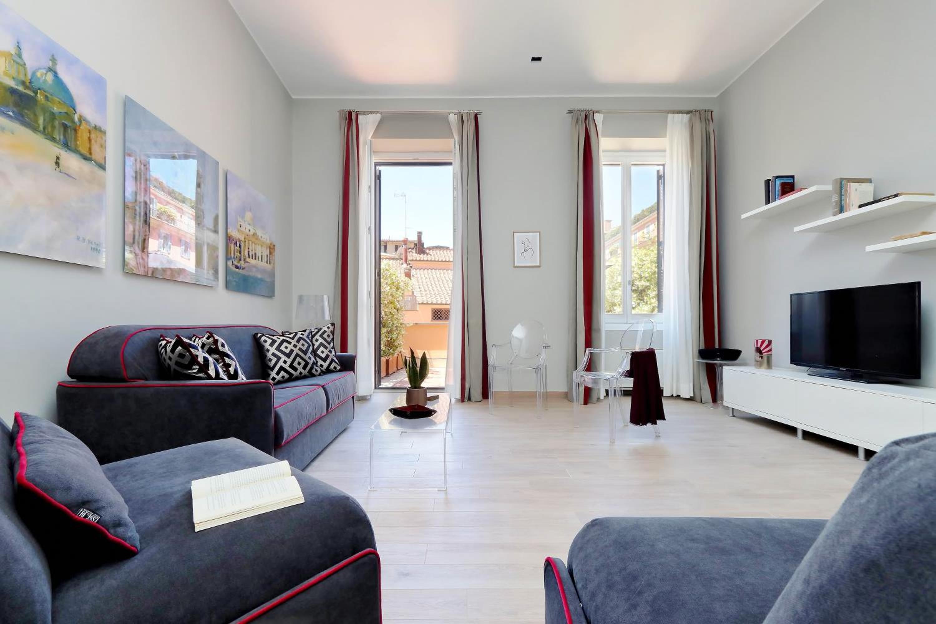 Deluxe Two-Bedroom Apartment with Terrace - Split Level photo 1