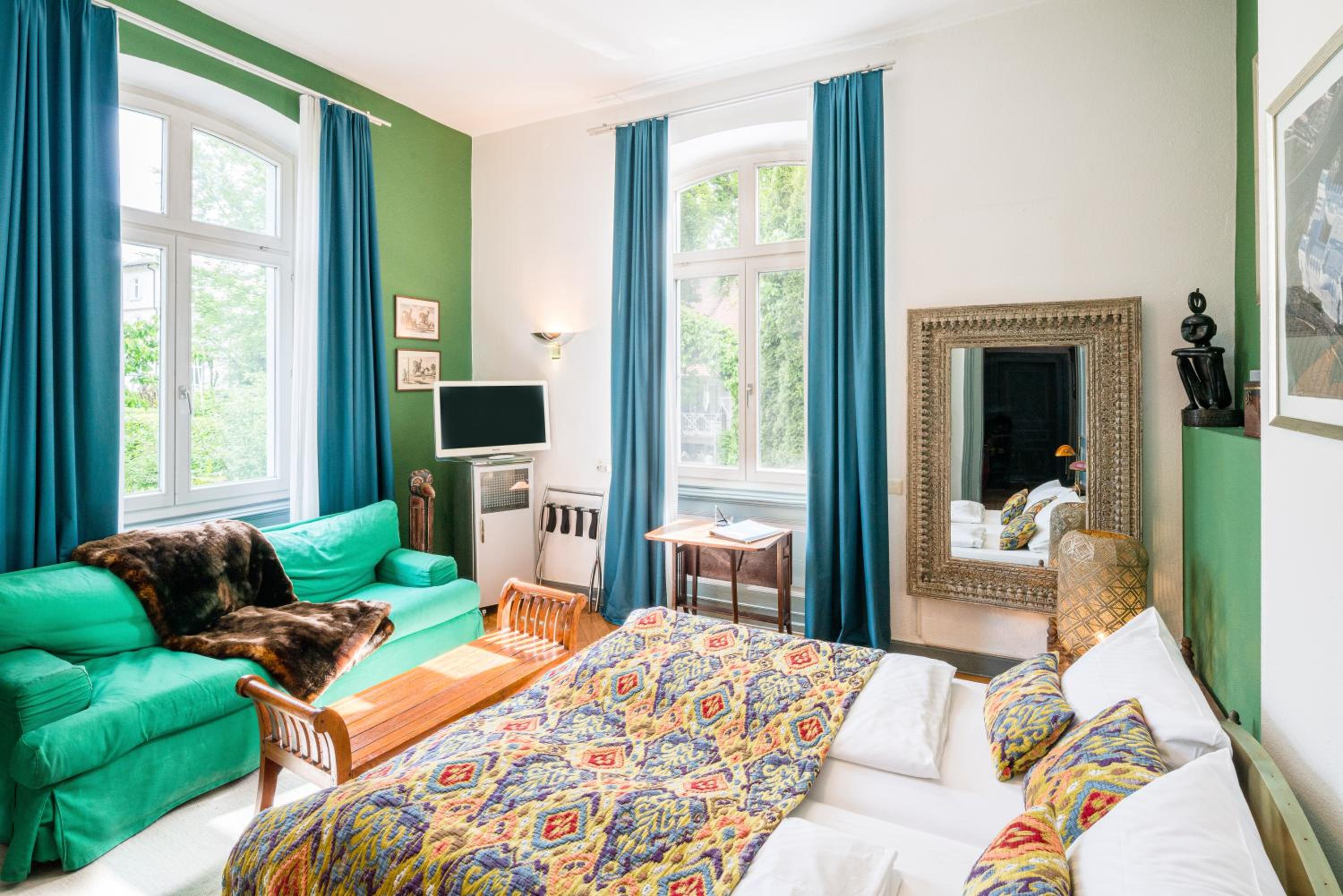 Double Room with Park View - Single Use