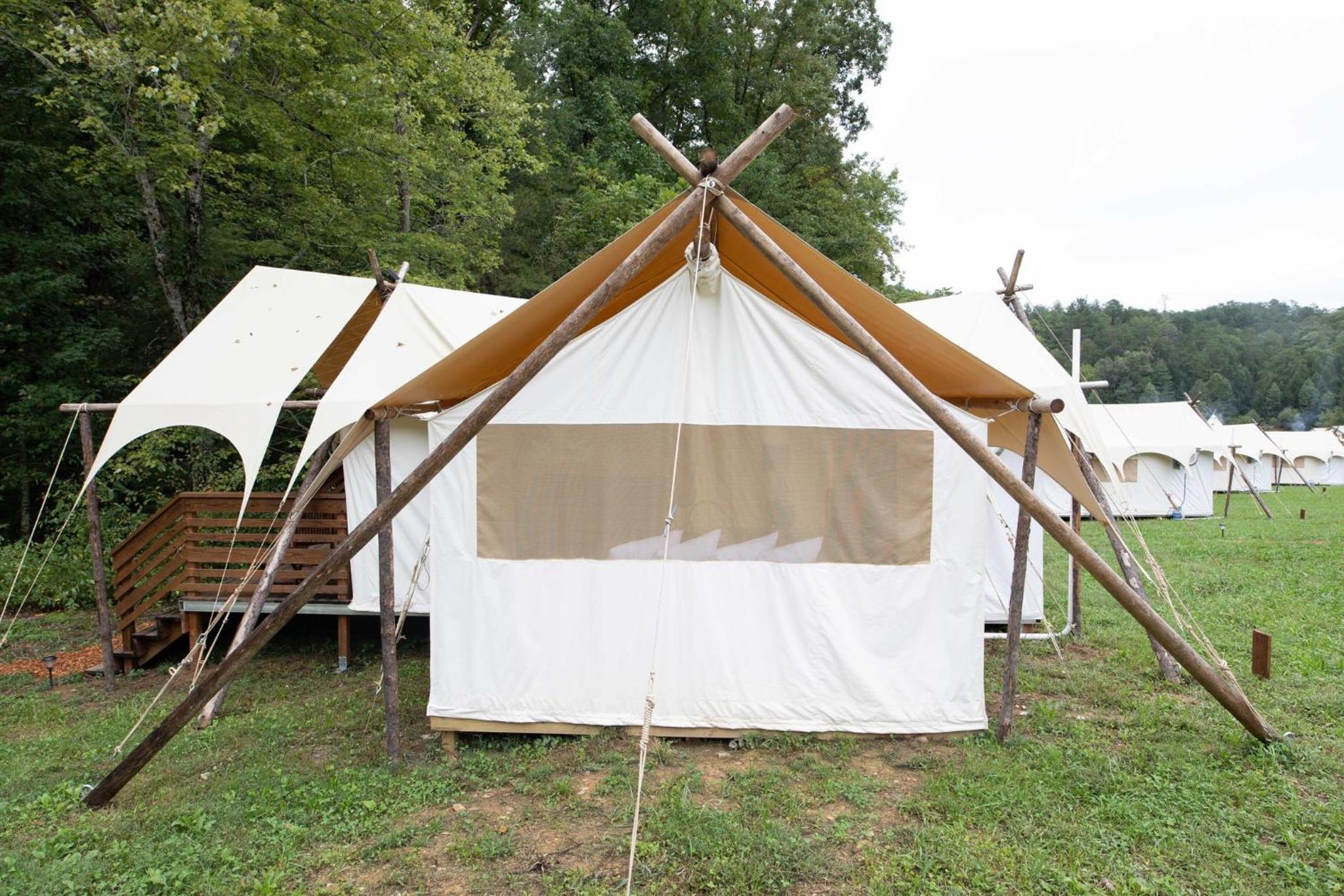 Suite Tent with Private Bathroom and Kids Tent photo 2