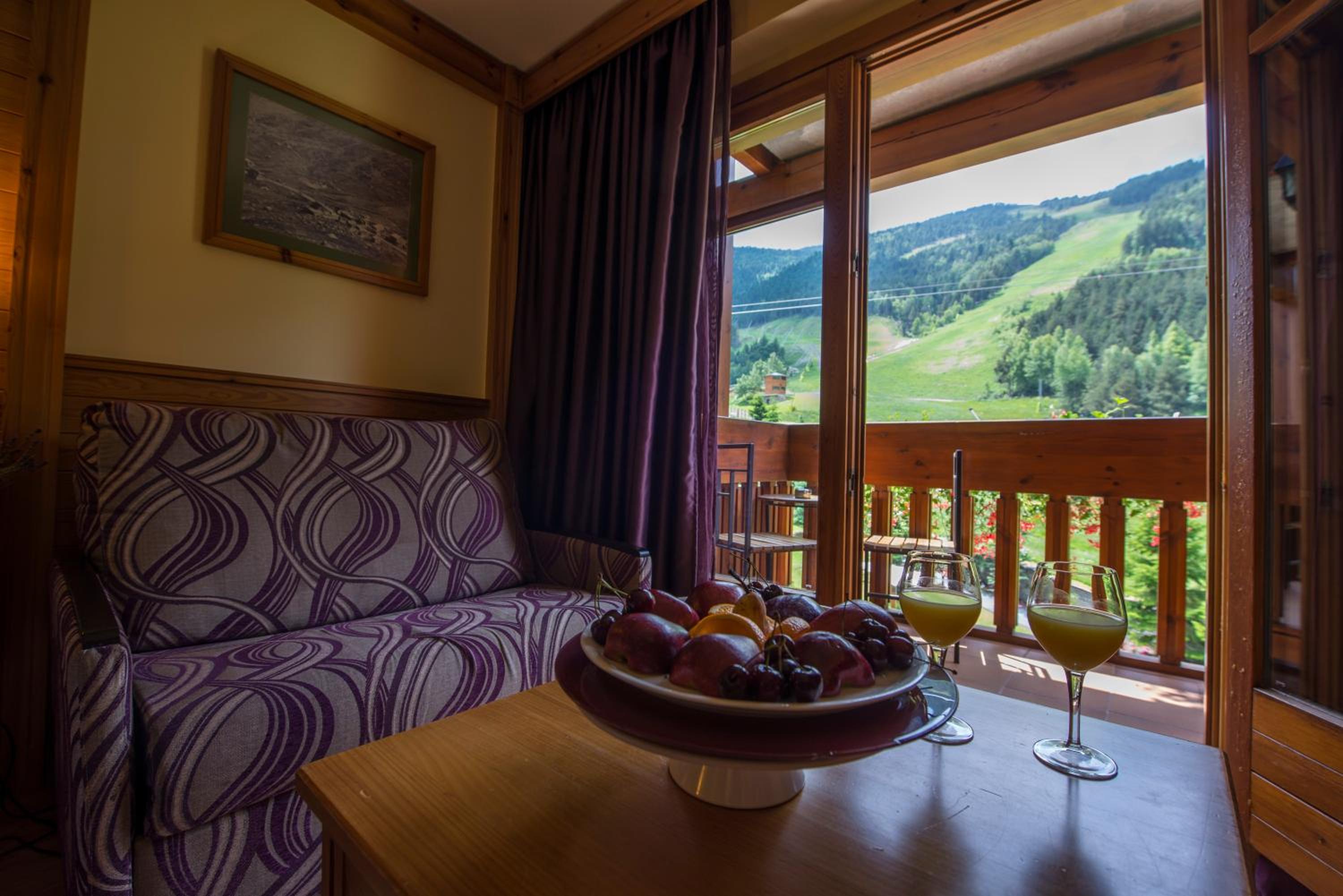 Twin Room with Ski Slopes views photo 3