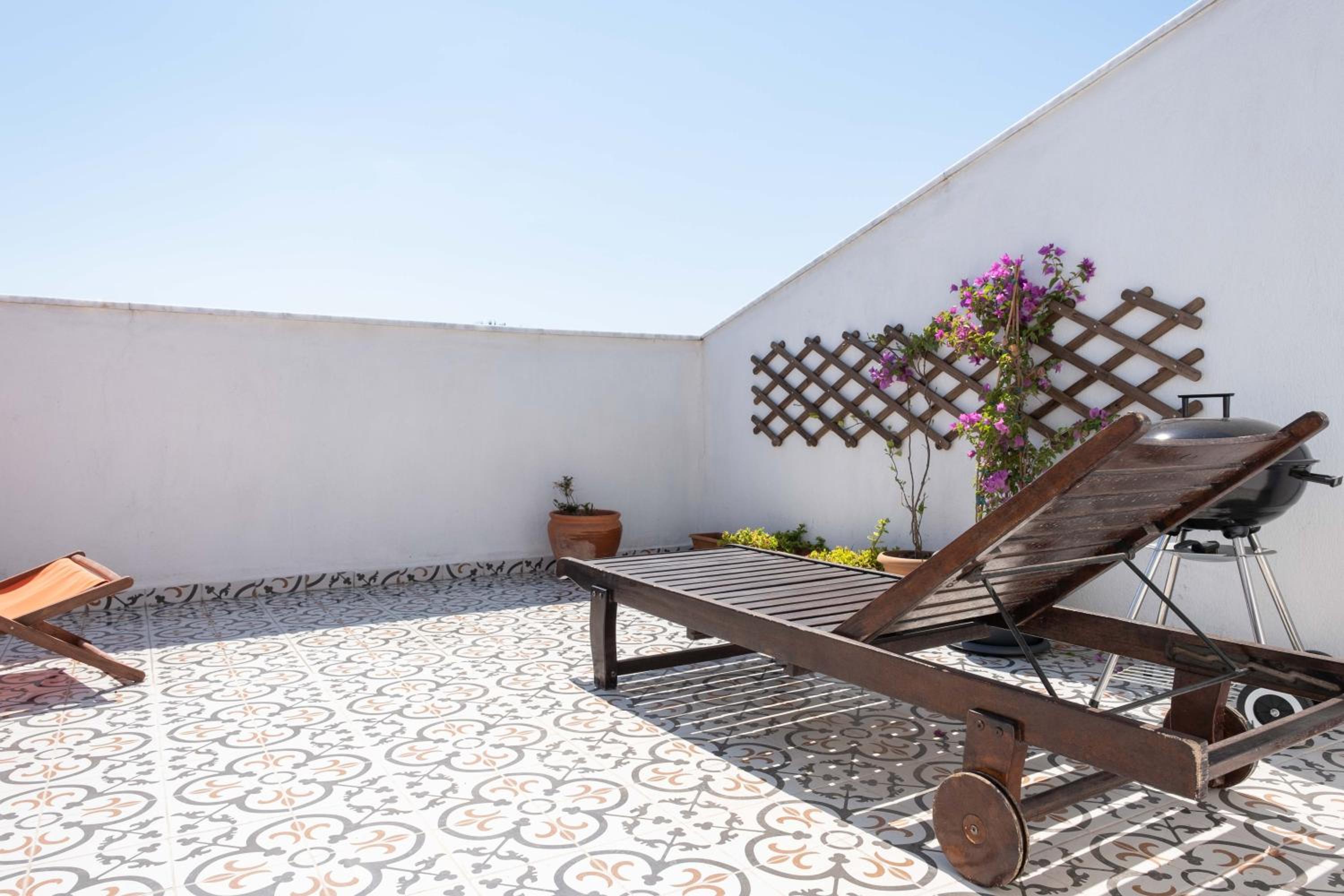 Three-Bedroom Apartment with Pool View