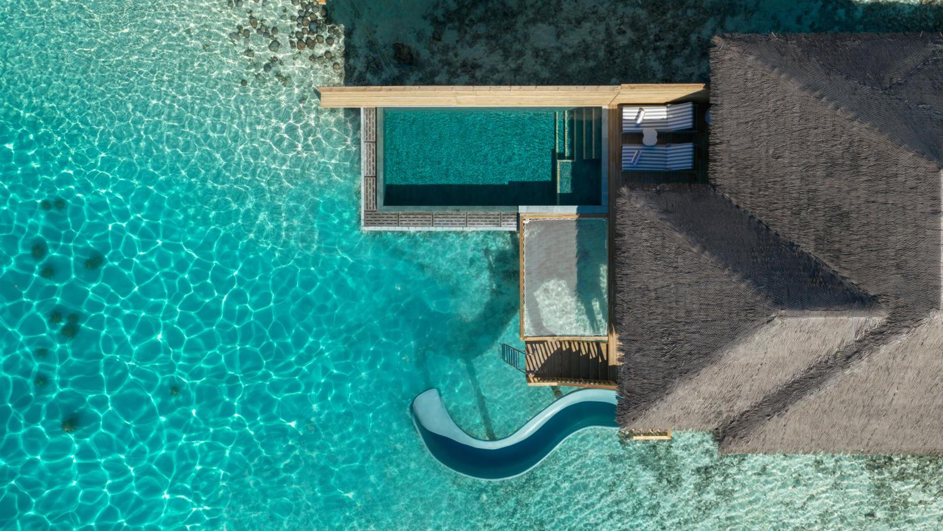 Ocean Signature Villa with Pool + Slide (Free seaplane for 2 pax with min 7-night stay - All Inclusive Meal Plan only)
