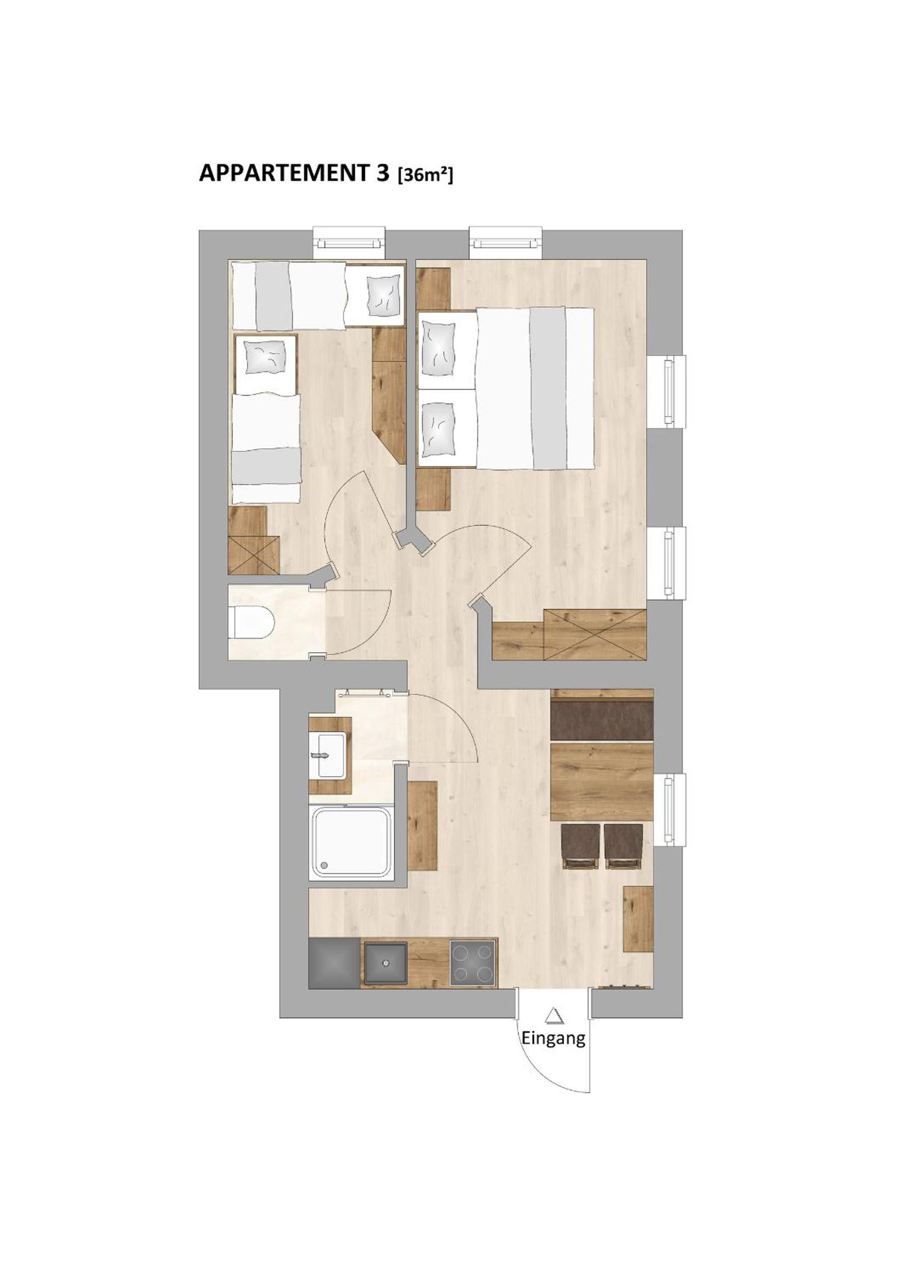 Apartment with Mountain View photo 3