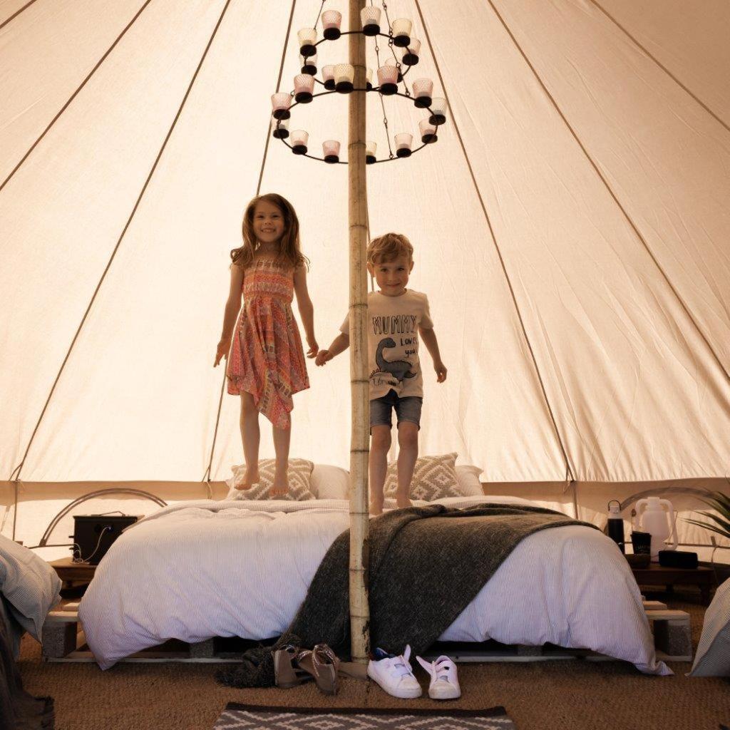 type 2 - 17 ft Luxe Bell Tent and viewing deck photo 1