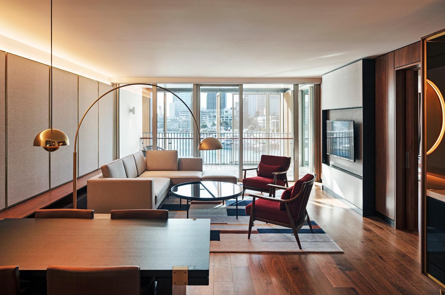 view of the living room from the dining area?