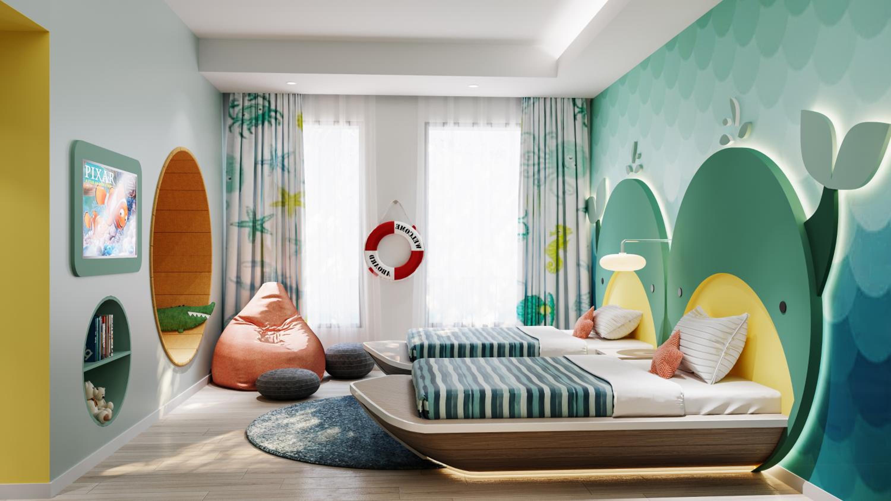 Two-Bedroom Suite - Marine Theme - Photo 8
