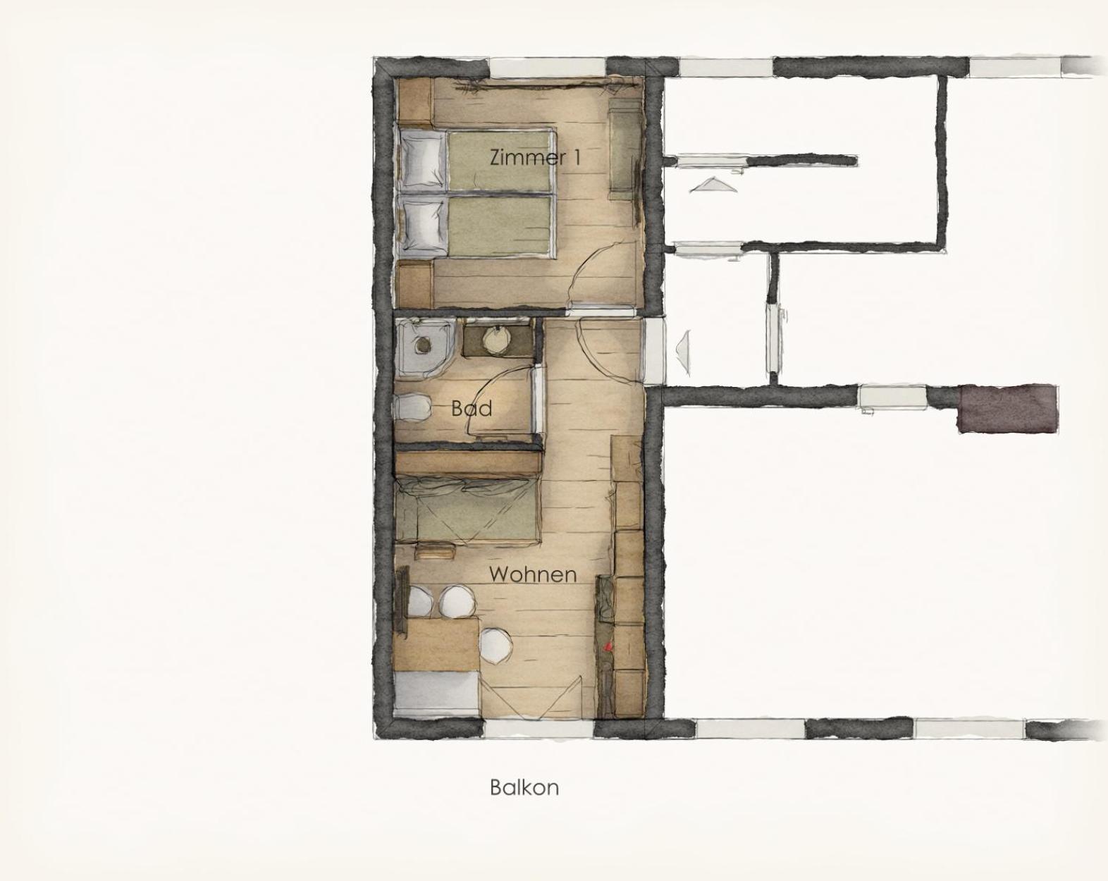 One-Bedroom Apartment photo 2