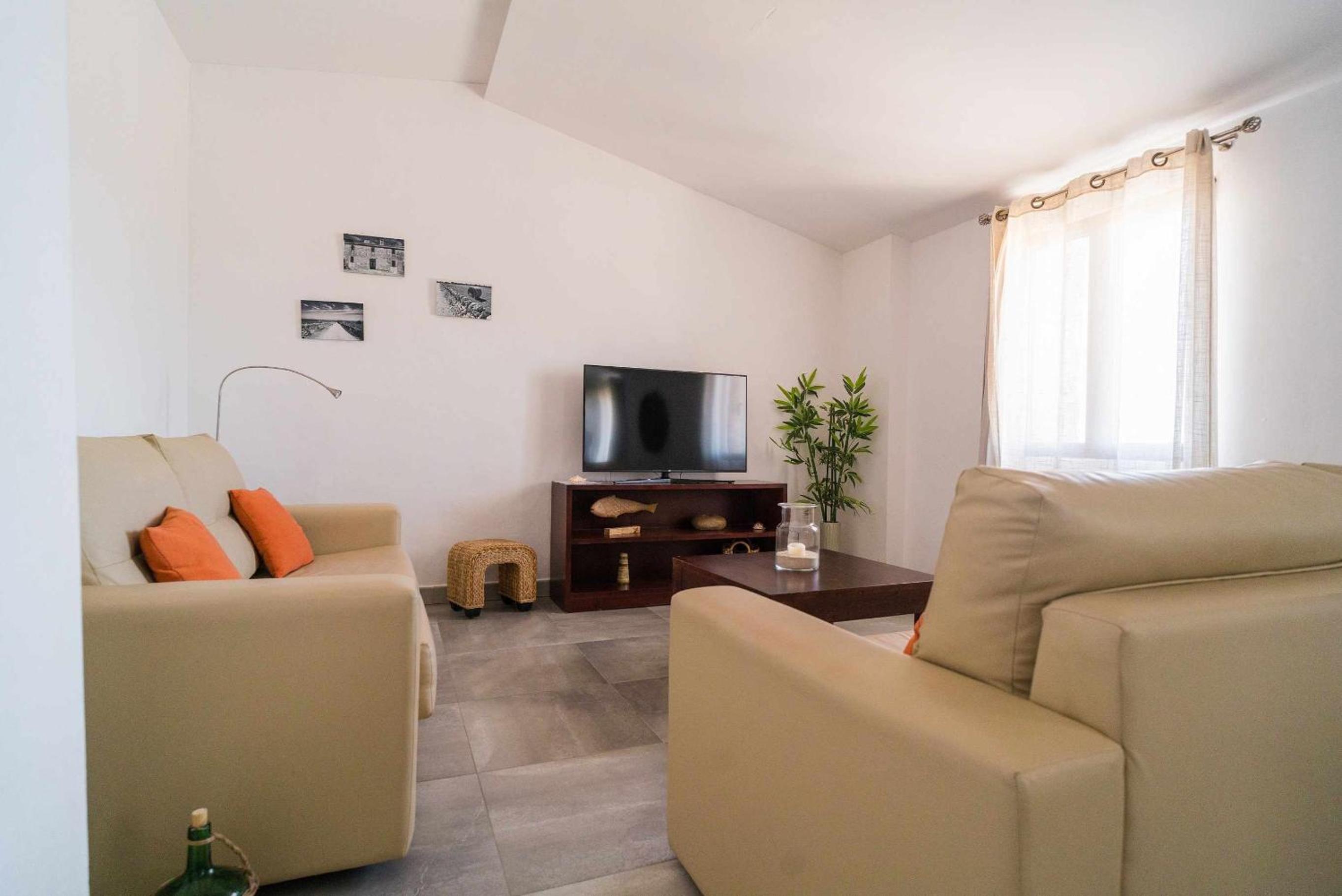 Apartamento con vista al jardín
