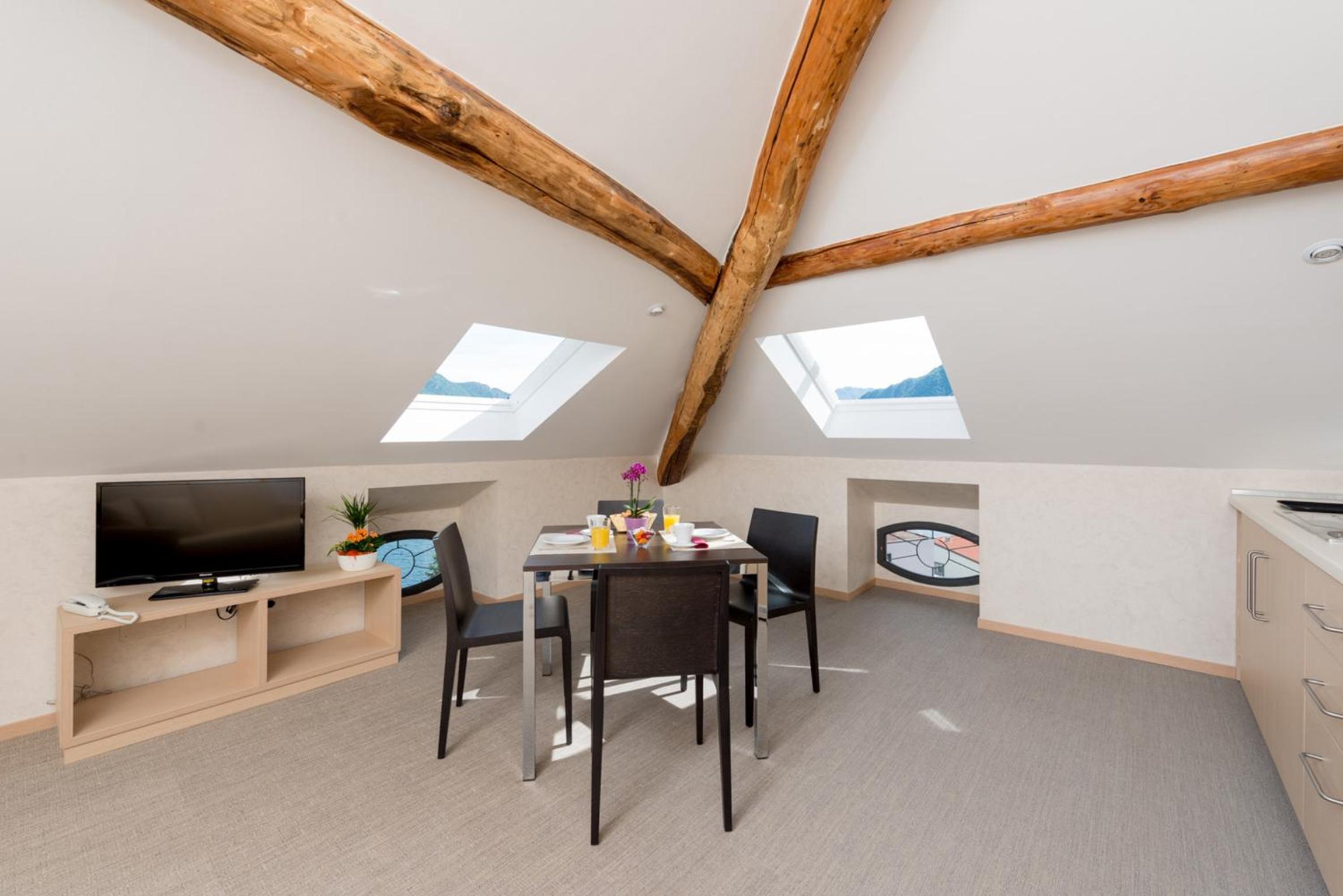 One-Bedroom Apartment with Lake View - Attic