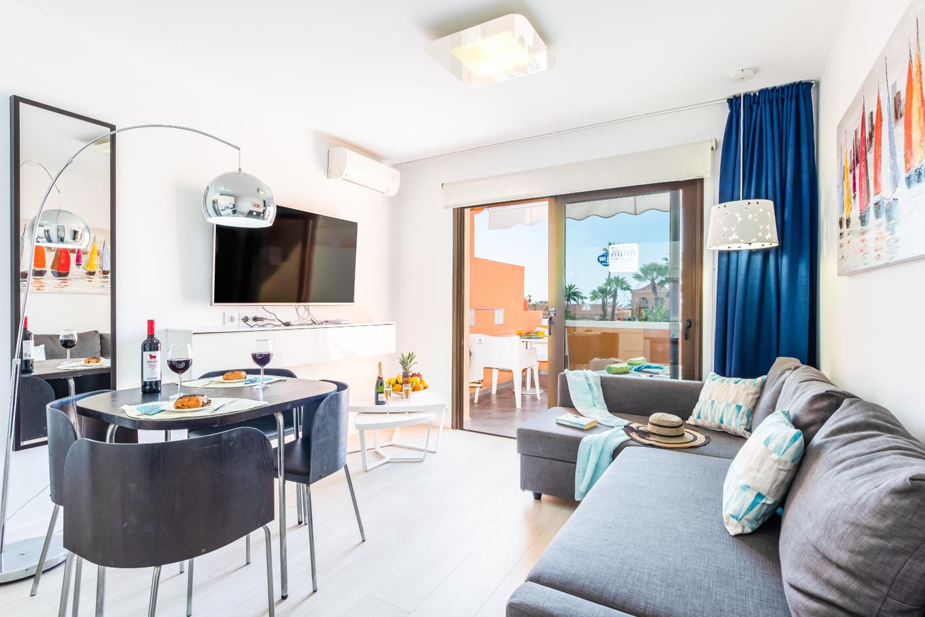 Estudio con terraza
