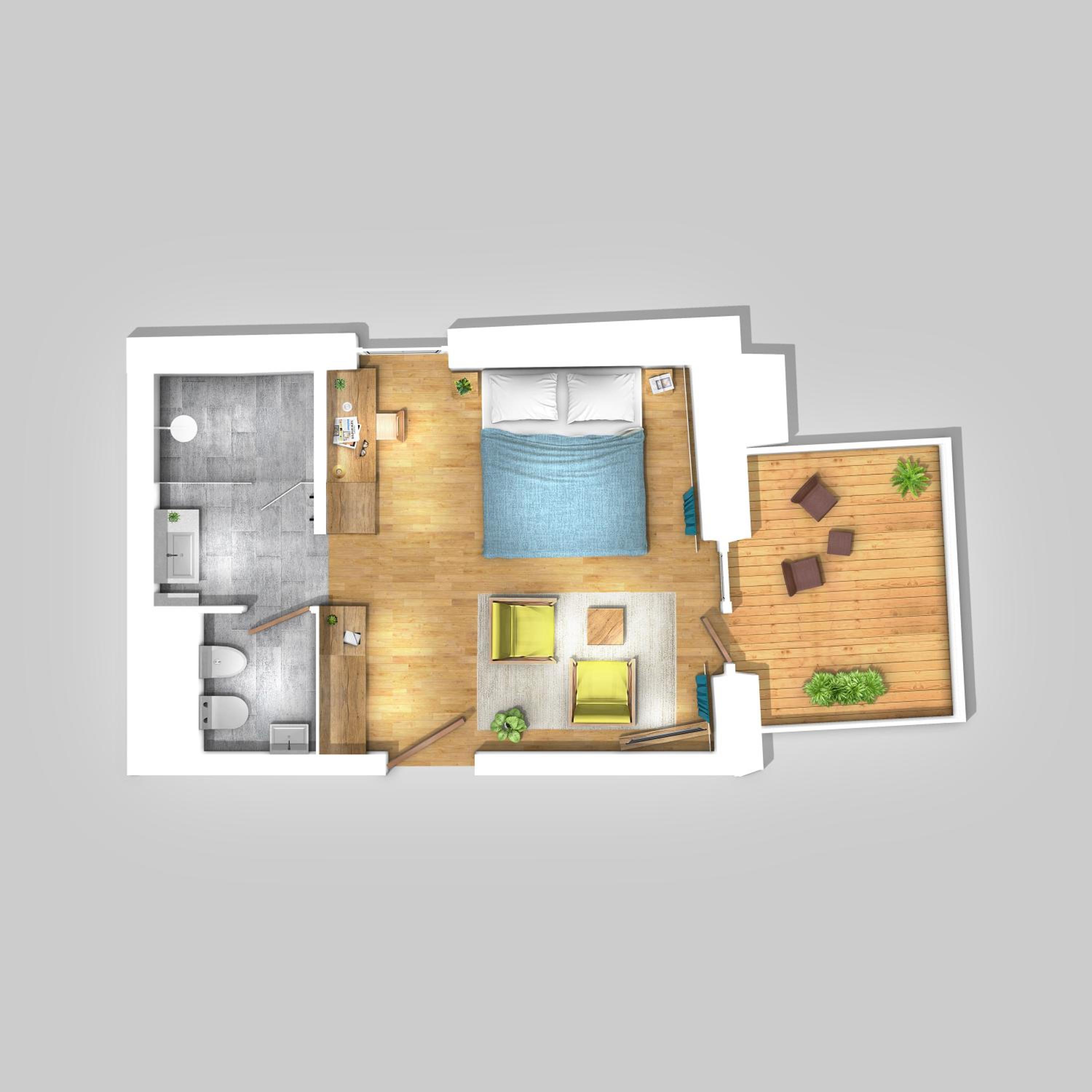 Deluxe Double Room with Balcony - Photo 8
