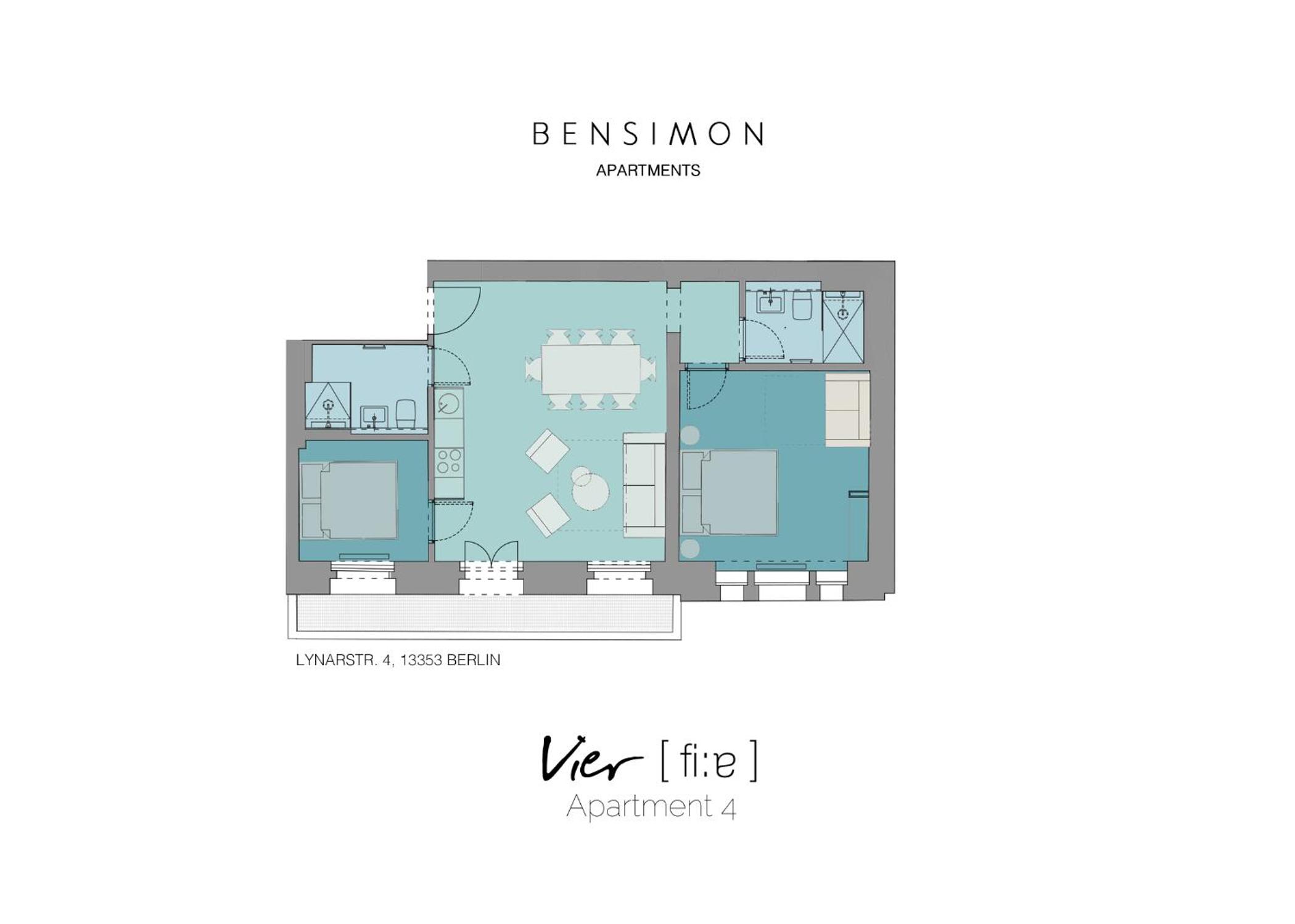 Two-Bedroom Apartment with Balcony photo 3