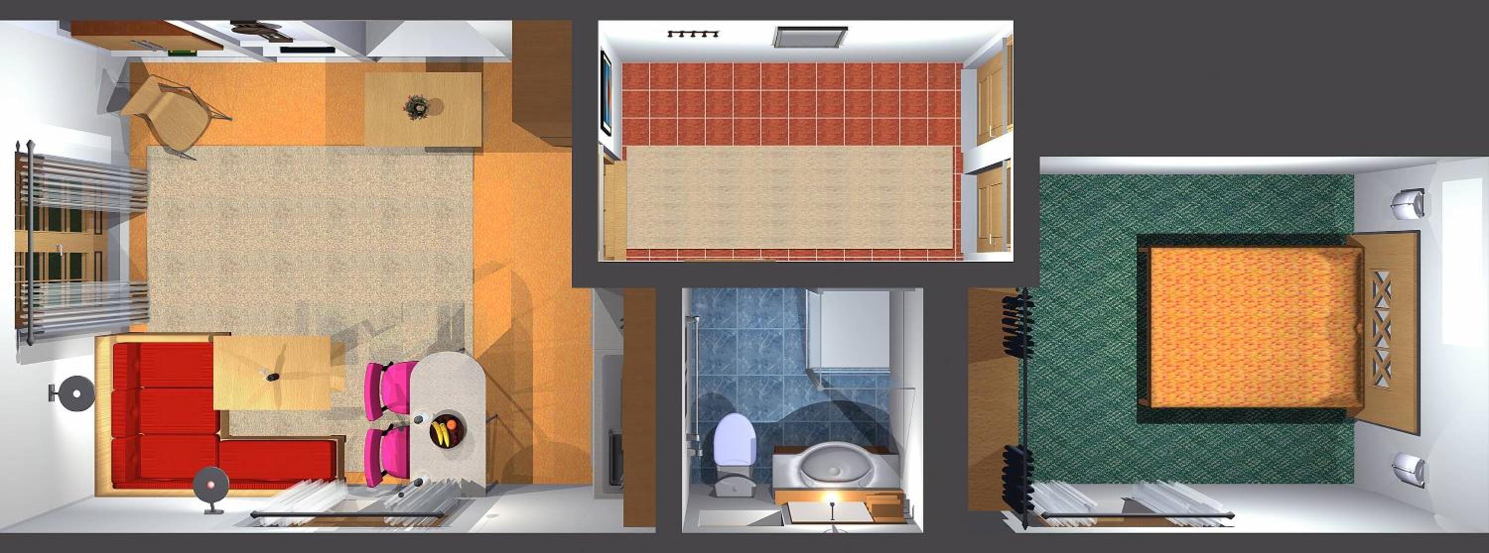 Apartment with Mountain View photo 2