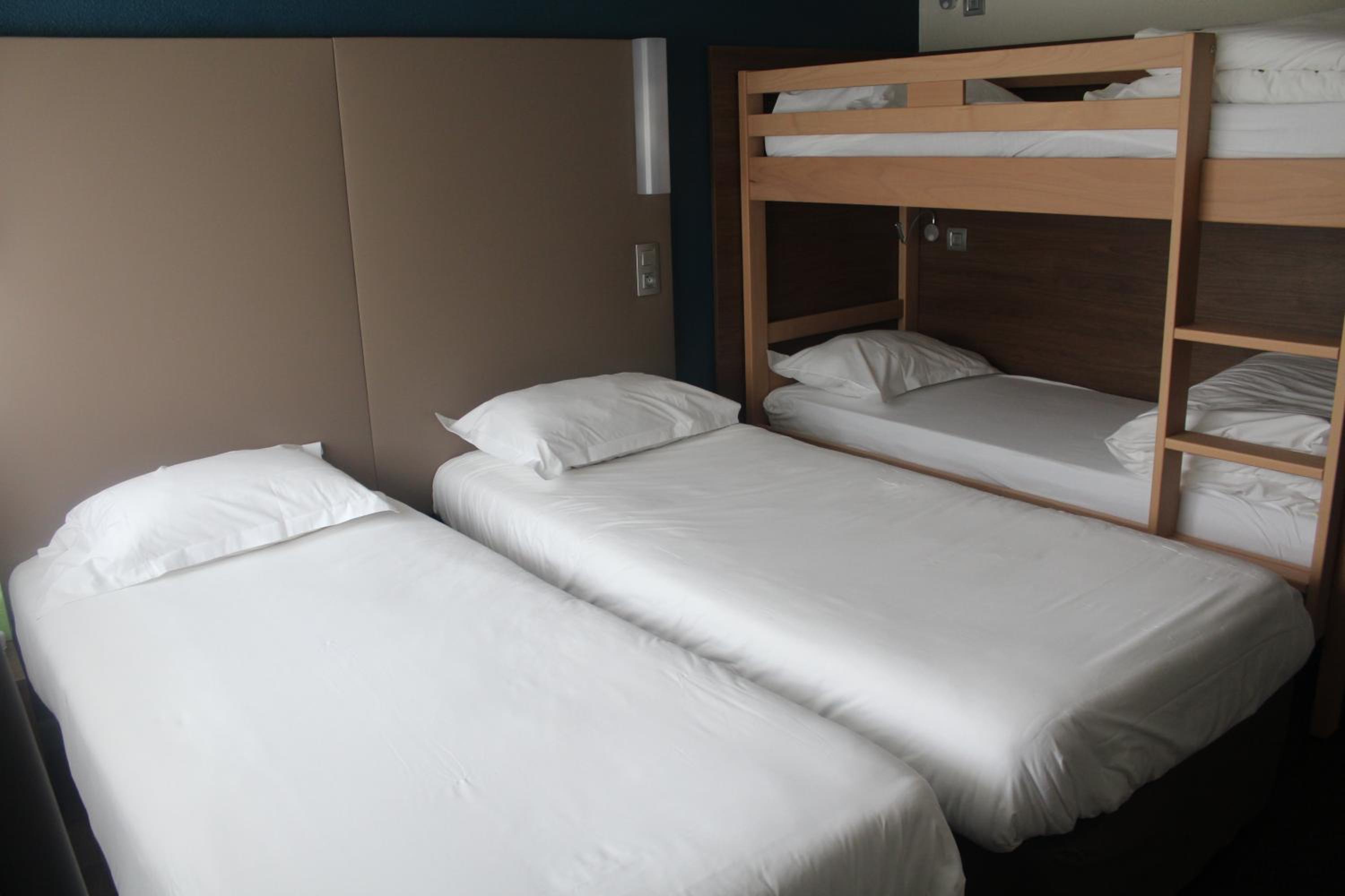 Family Room with Three Single Beds and One Bunk Bed