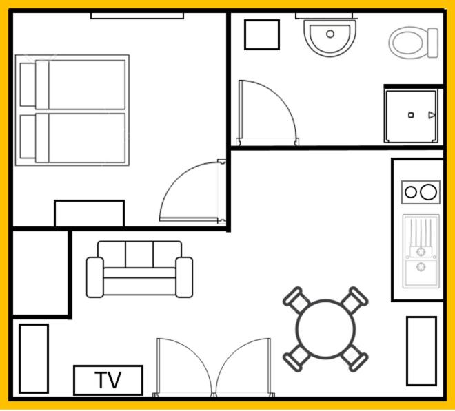 Apartment with Garden View